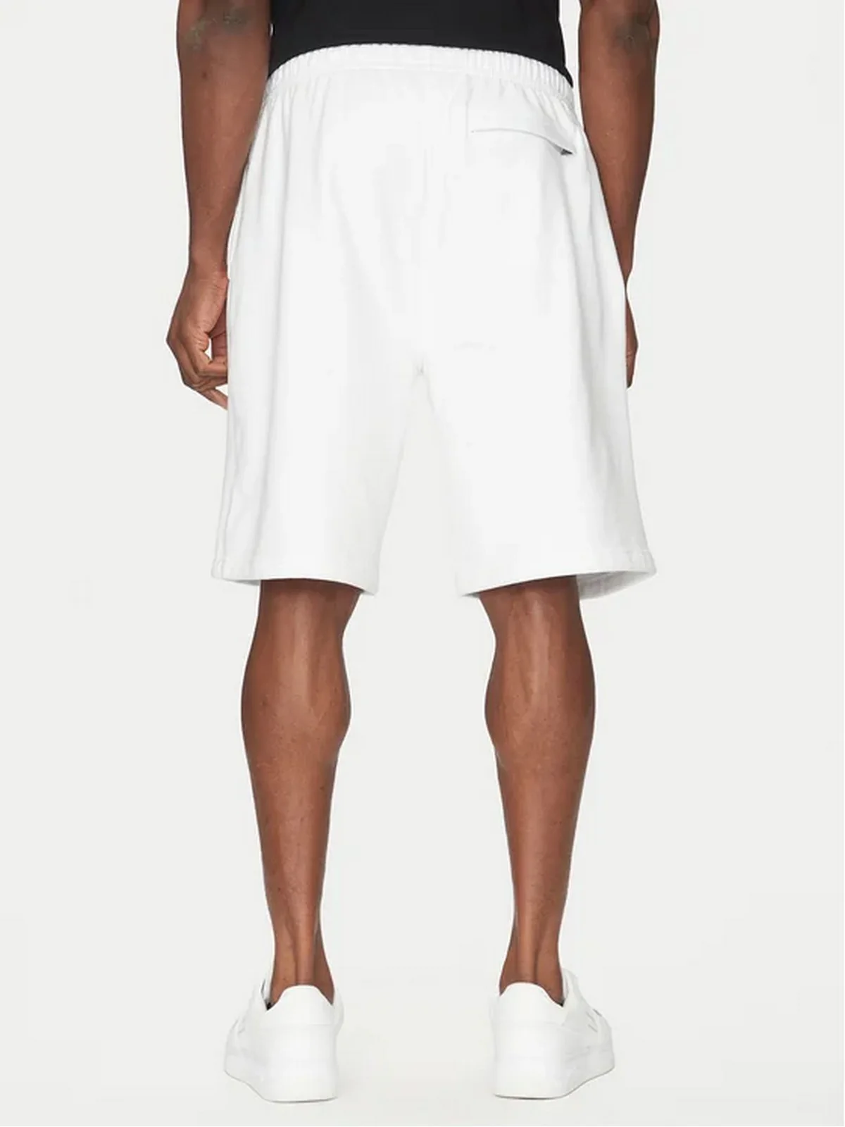 GUESS Pantalone Uomo GJ REG EMBRO SHORTS M5GD49 KCPR1 G011 PURE WHITE - Image 4
