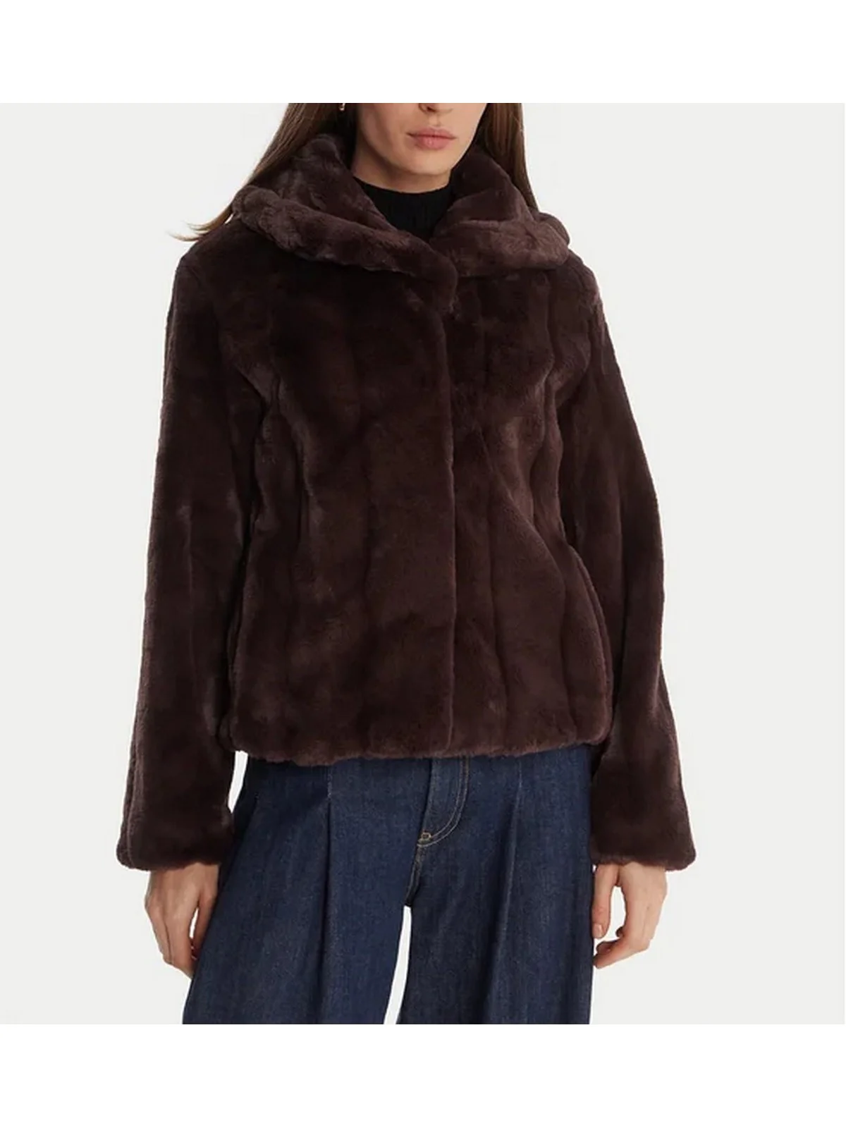 GUESS Pelliccia Donna NEW SOPHY JACKET W0BL0N WDCH0 A11R COLD BREW - Image 2