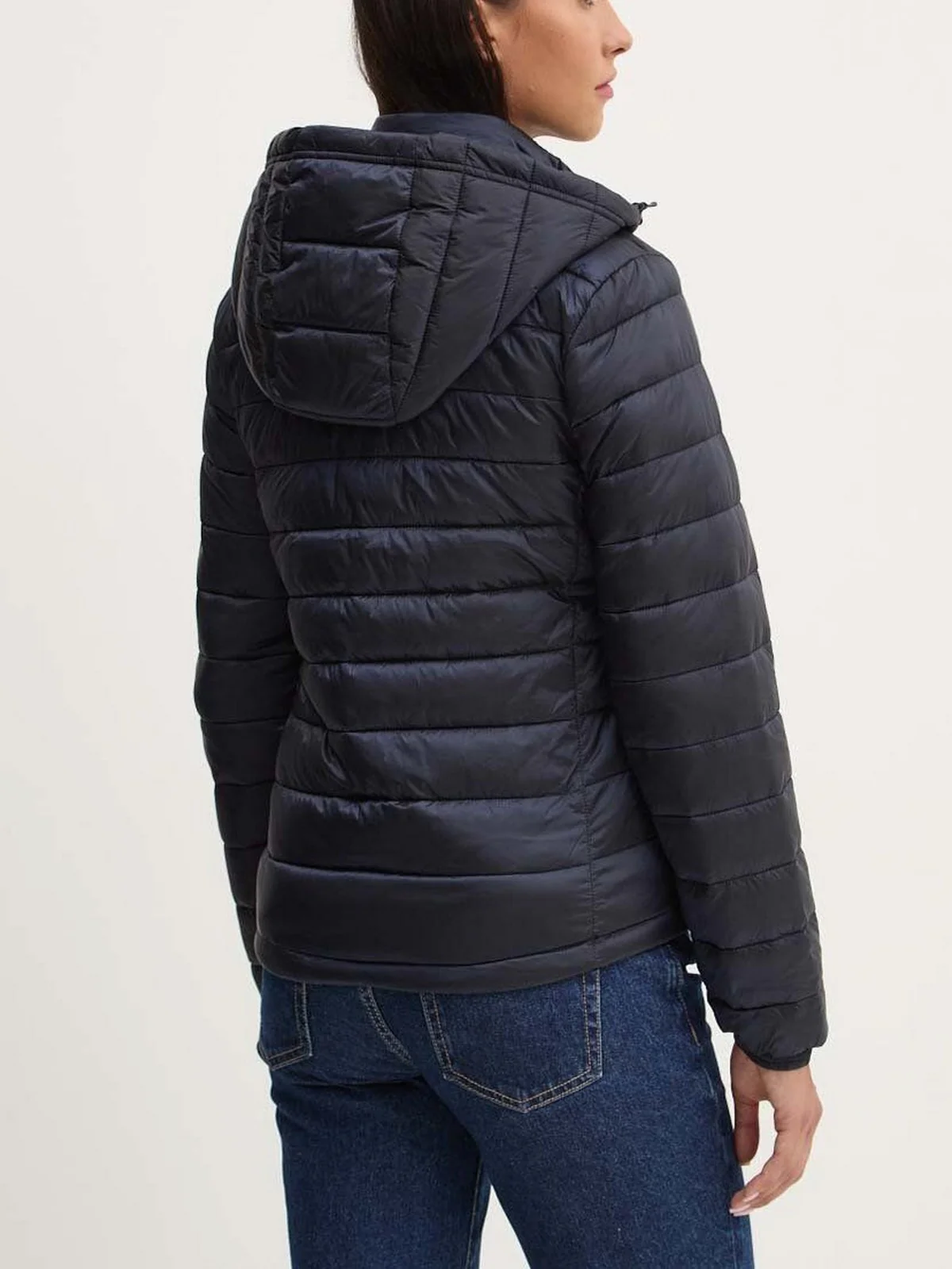 GUESS Piumino Donna GJ HOODED PUFFER W4YL00 WG922 A71W Blu - Image 4