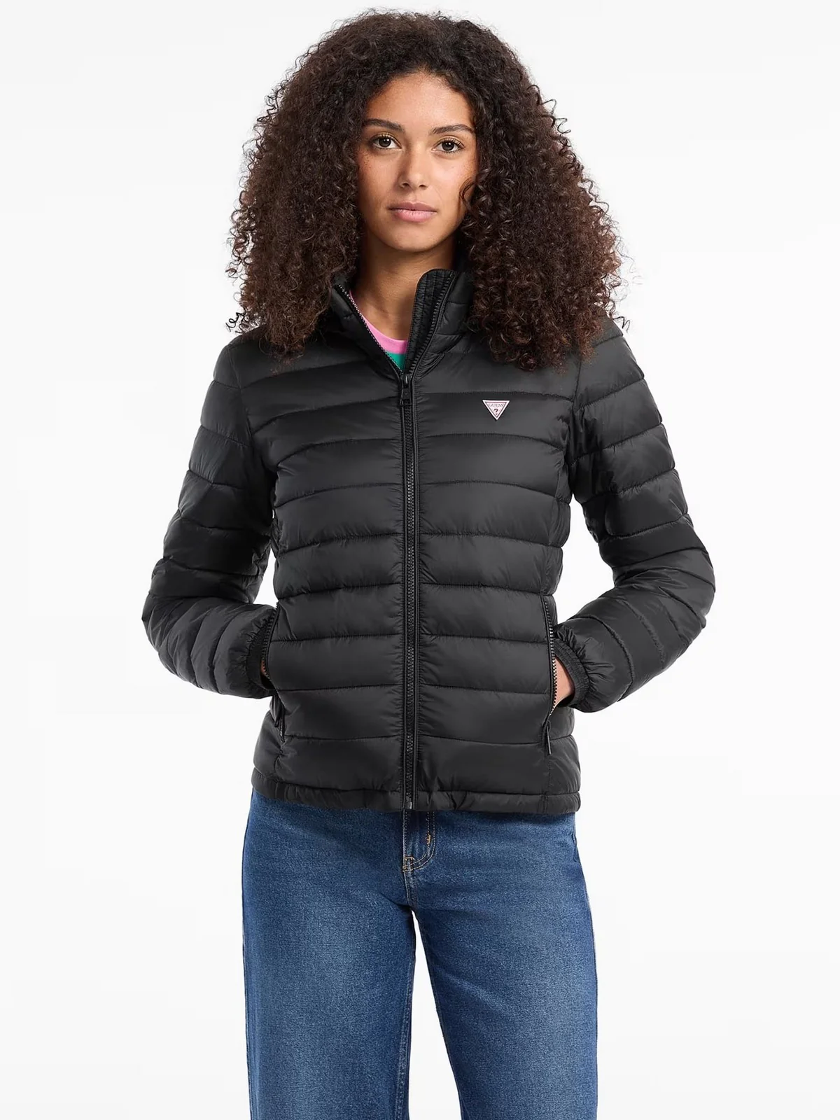 GUESS Piumino Donna GJ HOODED PUFFER W5RL99 WHAB2 JBLK Jet Black A996 - Image 4
