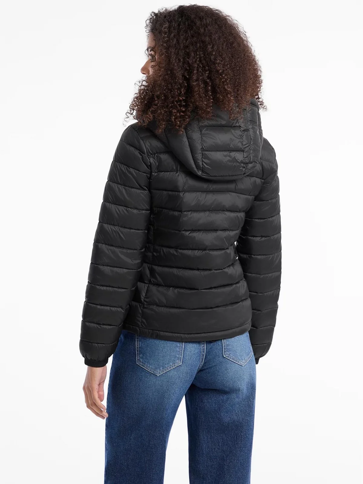 GUESS Piumino Donna GJ HOODED PUFFER W5RL99 WHAB2 JBLK Jet Black A996 - Image 6