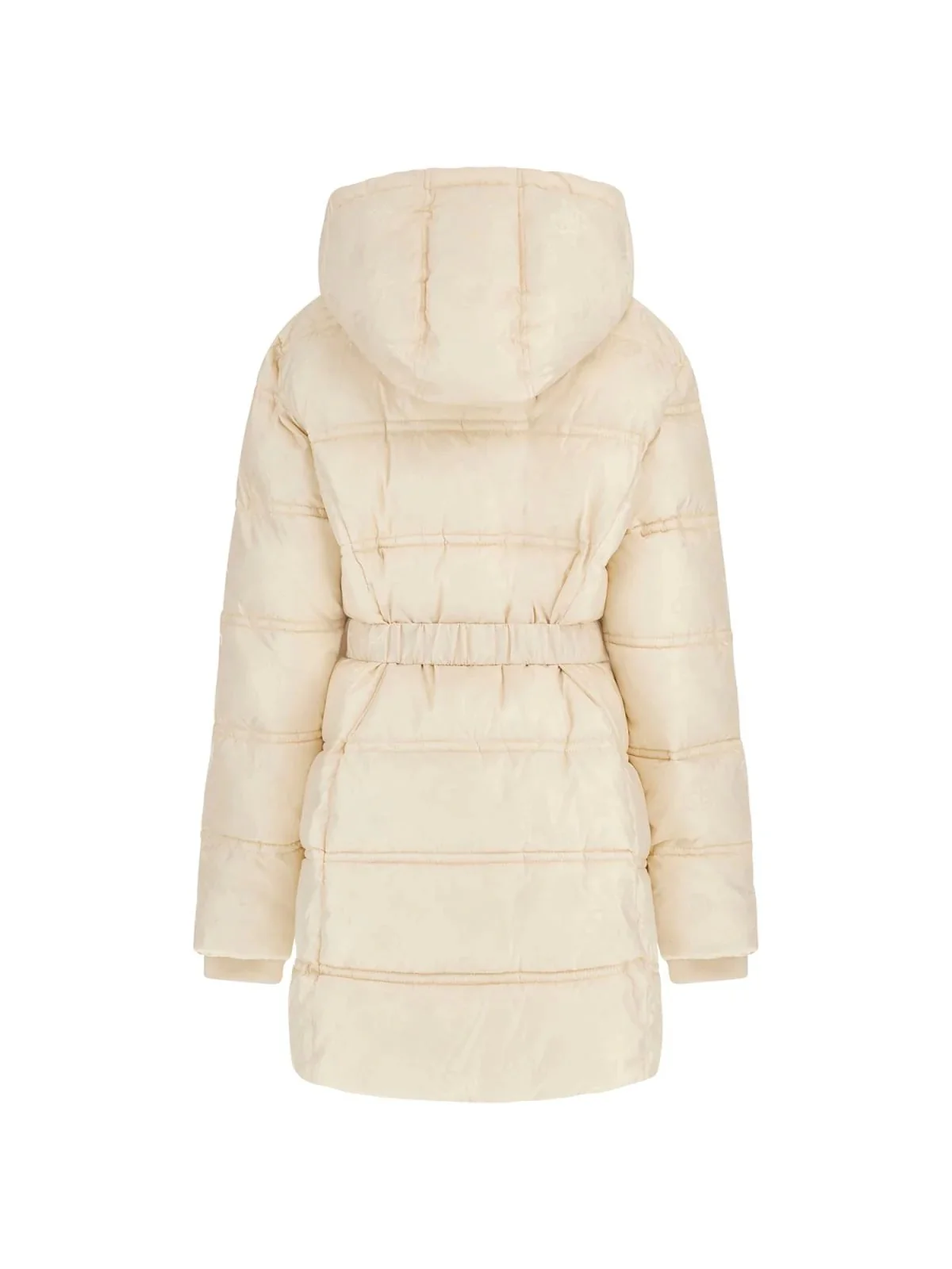 GUESS Piumino Donna IMMA LOGO MIDI PUFFER W5BL44 W2912 G1F7 VANILLA BLUSH - Image 2