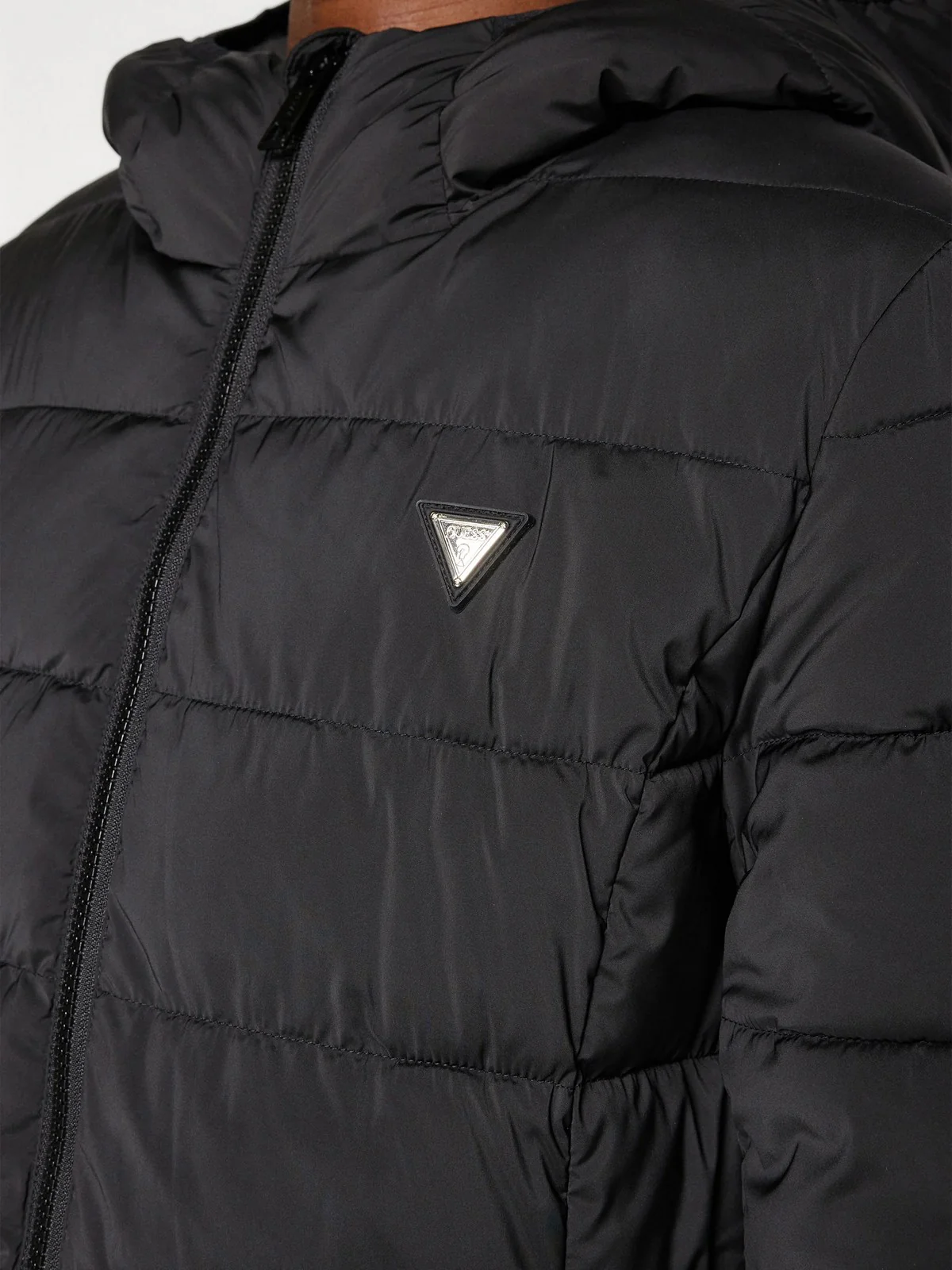 GUESS Piumino Donna NEW ALETA LONG PUFFER JACKET V4YL05 WF3X0 JBLK Jet Black A996 - Image 5