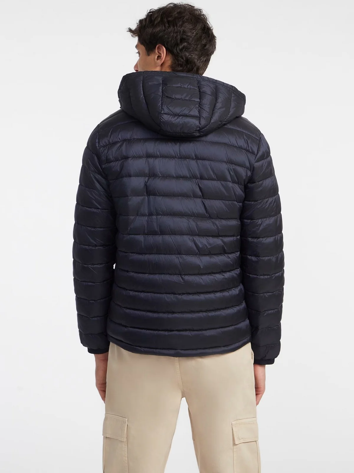 GUESS Piumino Uomo GJ HOODED PUFFER M4YL99 WG922 A71W Blu - Image 3