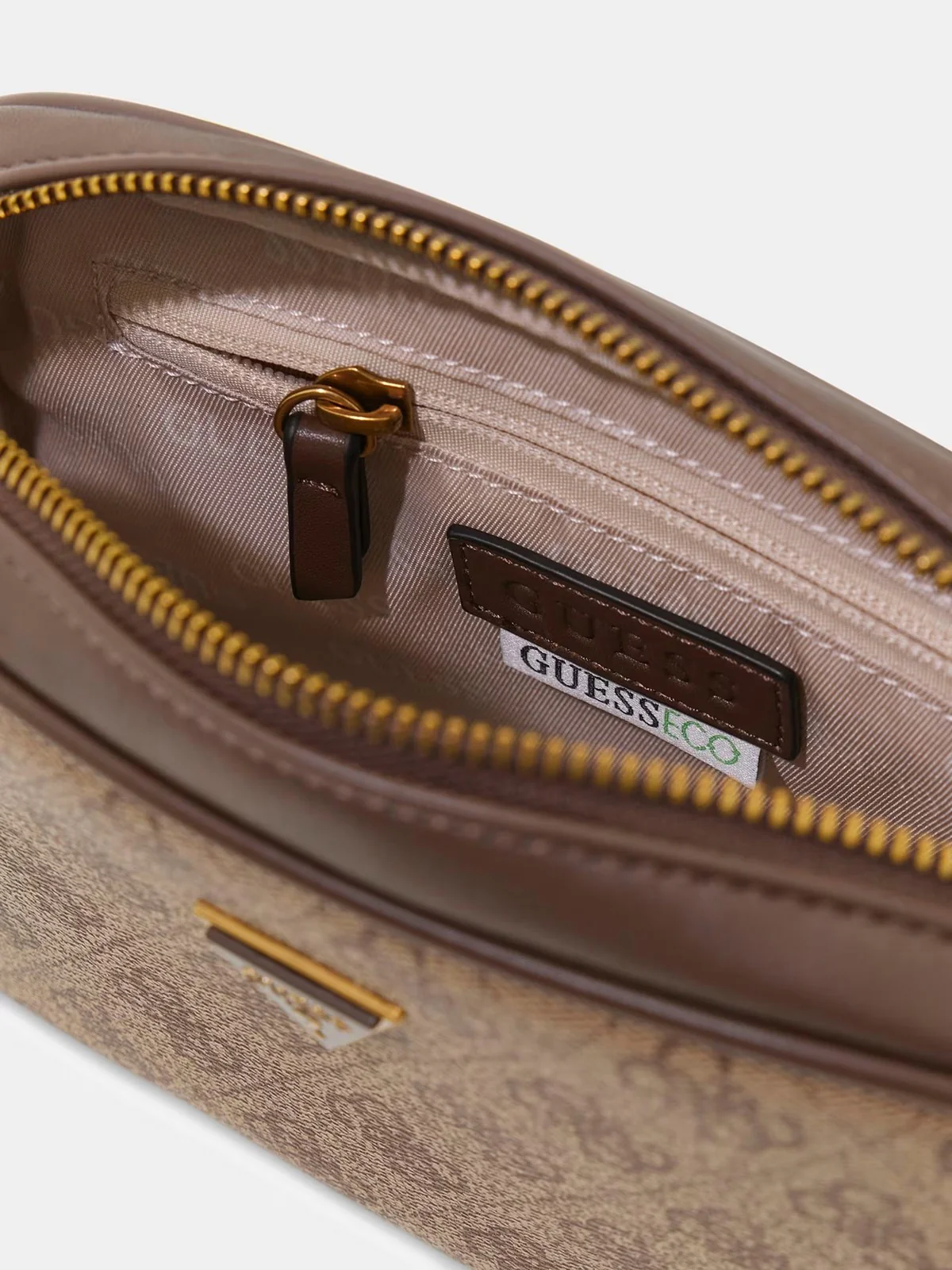 GUESS Pochette Uomo MILANO CAMERA BAG S HMMILO P6150 BBO BEIGE\BROWN - Image 6