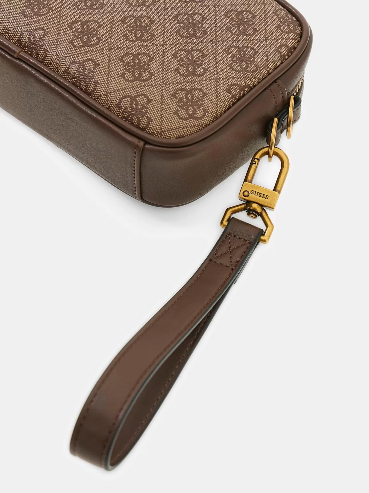 GUESS Pochette Uomo MILANO CAMERA BAG S HMMILO P6150 BBO BEIGE\BROWN - Image 7