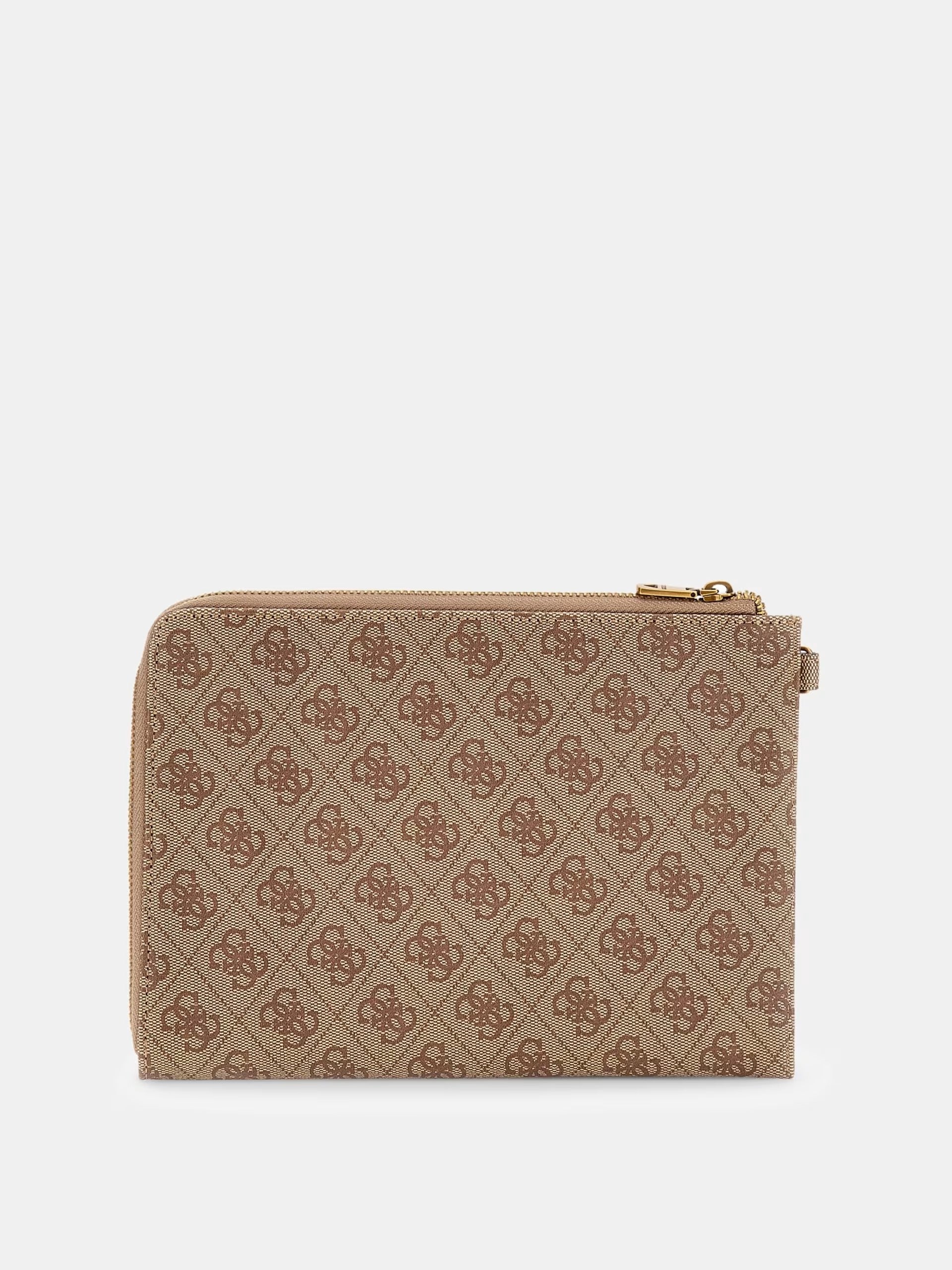 GUESS Pochette Uomo MILANO CLUTCH M PMBALO P5235 BBO BEIGE/BROWN - Image 2