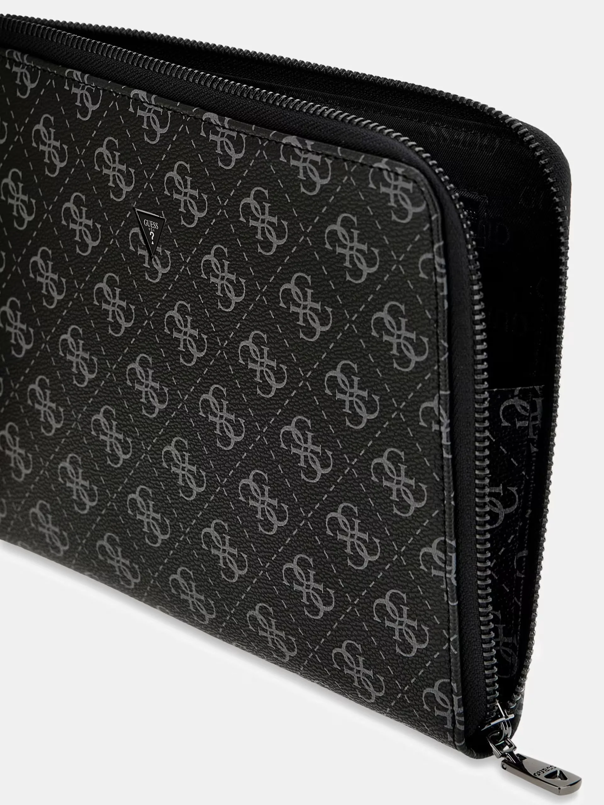 GUESS Pochette Uomo MILANO CLUTCH M PMBALO P5235 DAB DARK BLACK - Image 3