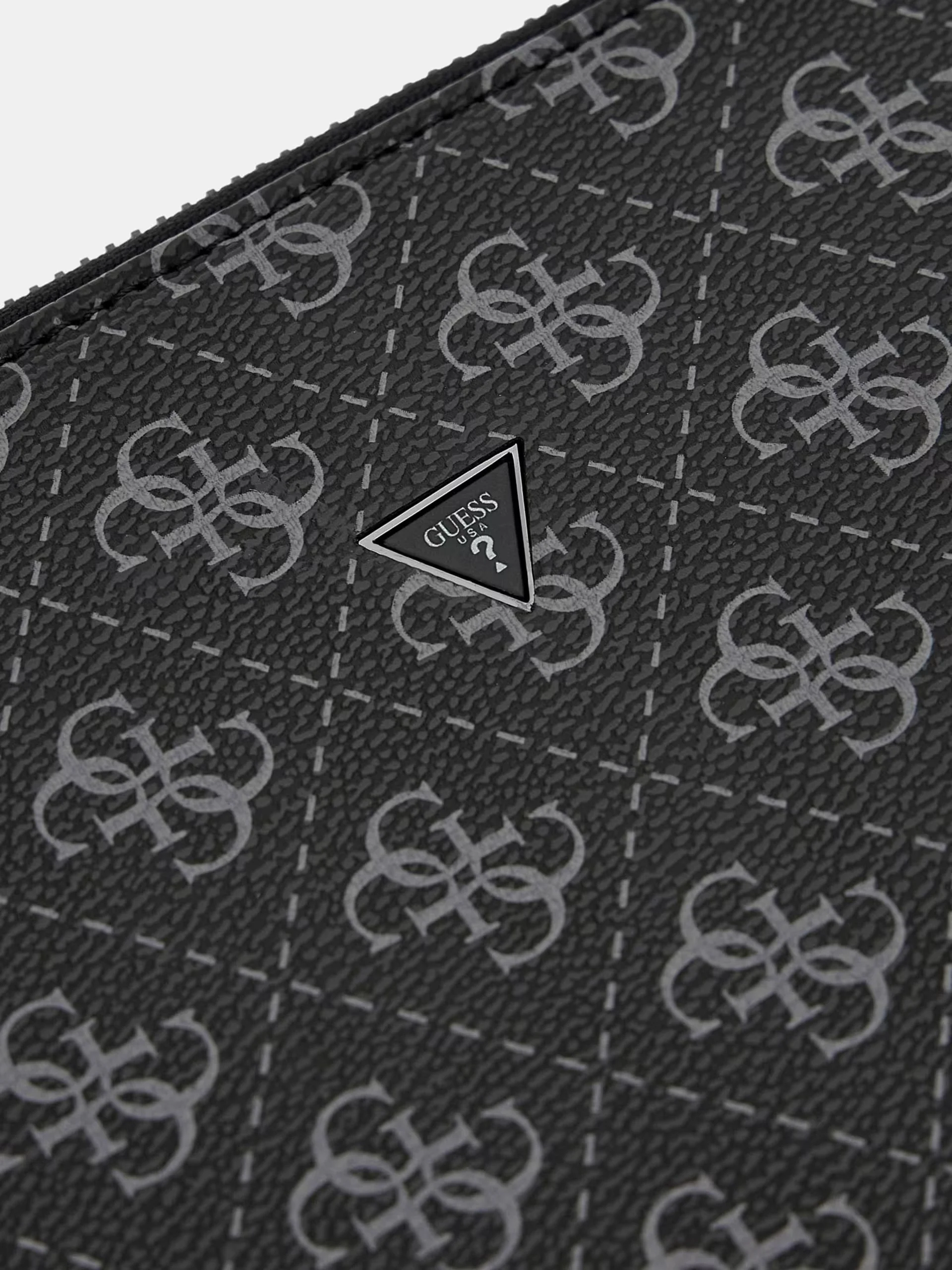 GUESS Pochette Uomo MILANO CLUTCH M PMBALO P5235 DAB DARK BLACK - Image 4