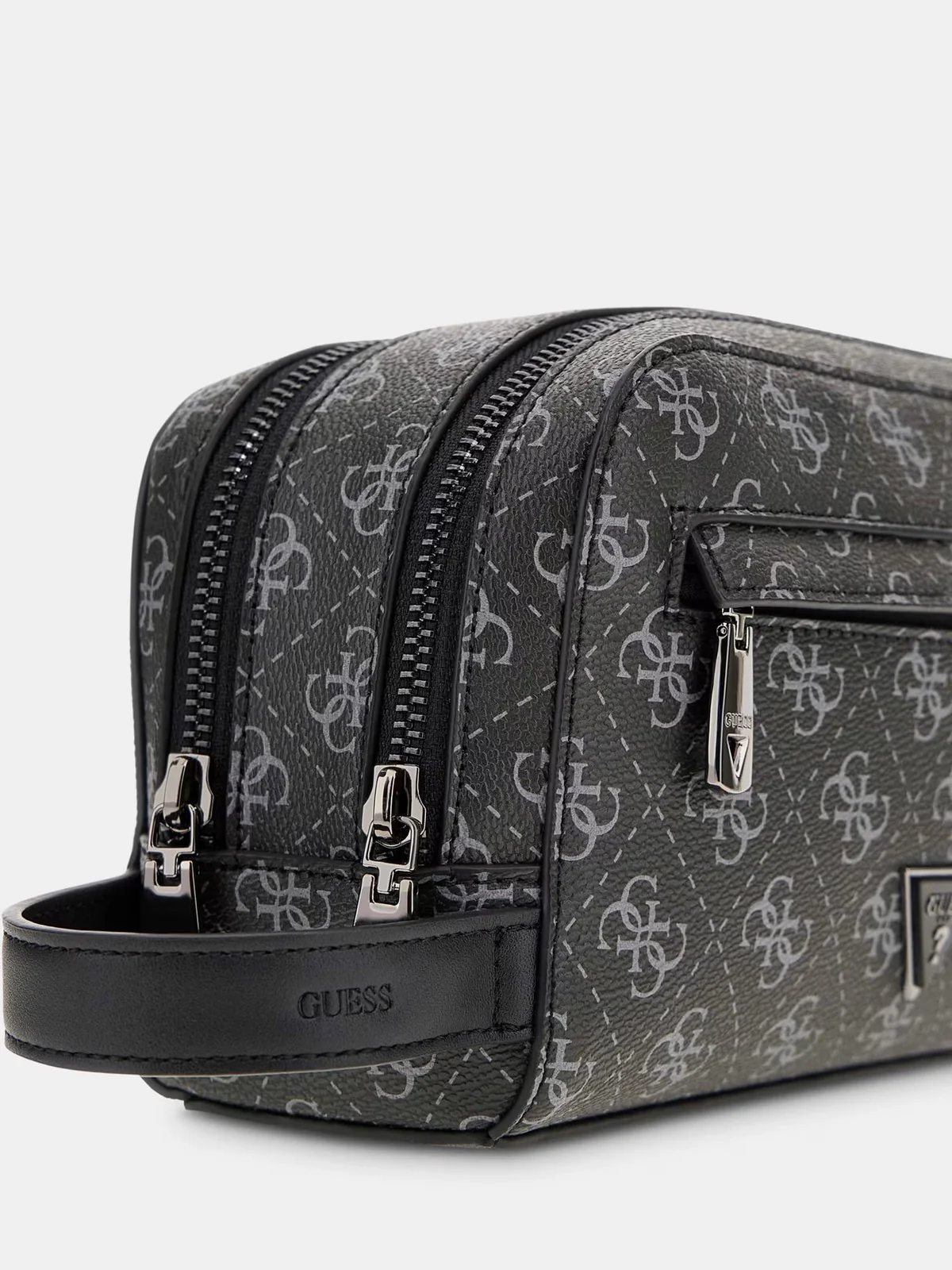 GUESS Pochette Uomo MILANO SMALL NECESSAIRE PMMILO P5461 DAB DARK BLACK - Image 3