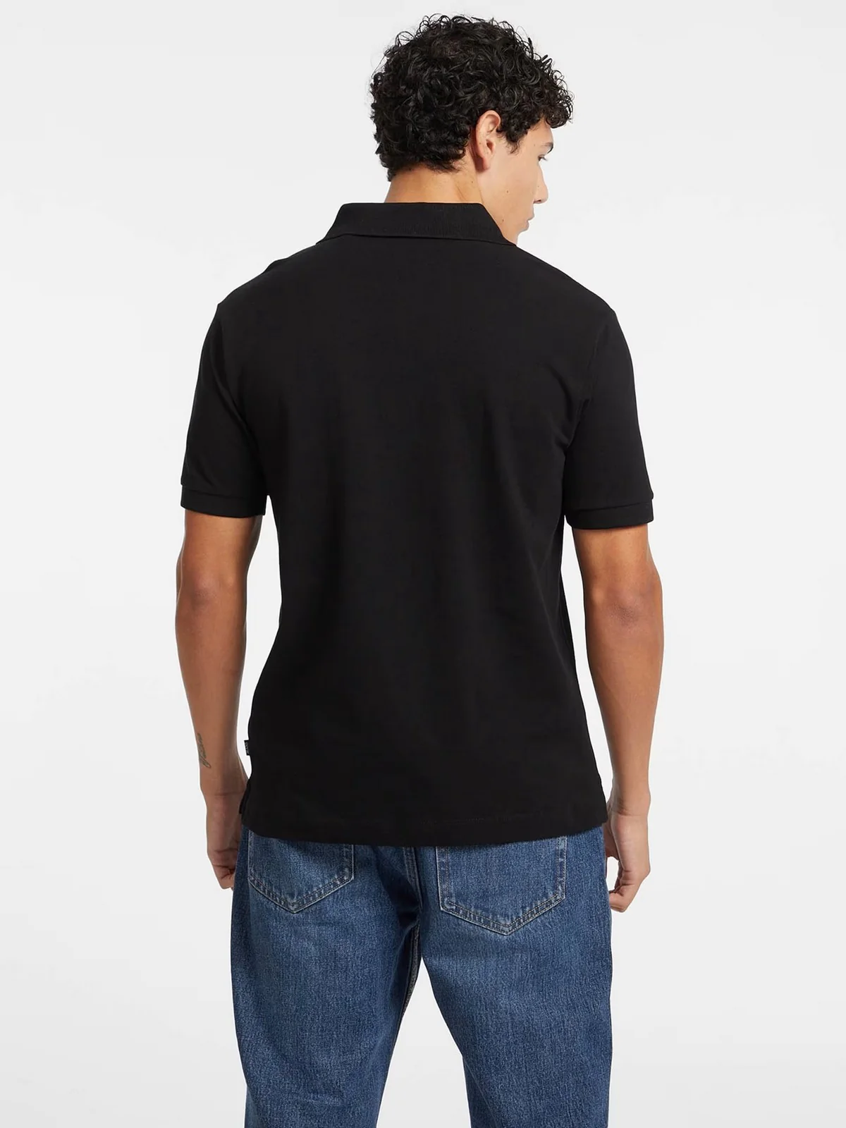 GUESS Polo Uomo GJ SS EMBRO LOGO POLO M4BP29 KCJV1 JBLK Jet Black A996 - Image 3