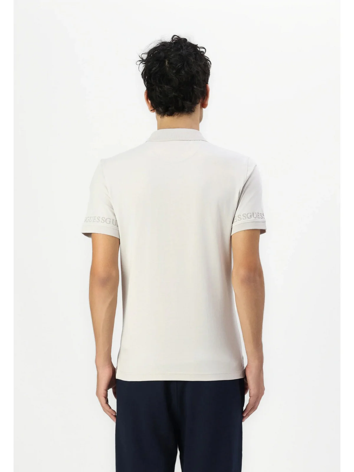 GUESS Polo Uomo NOLAN SS POLO M5RP66 J1314 G011 PURE WHITE - Image 3