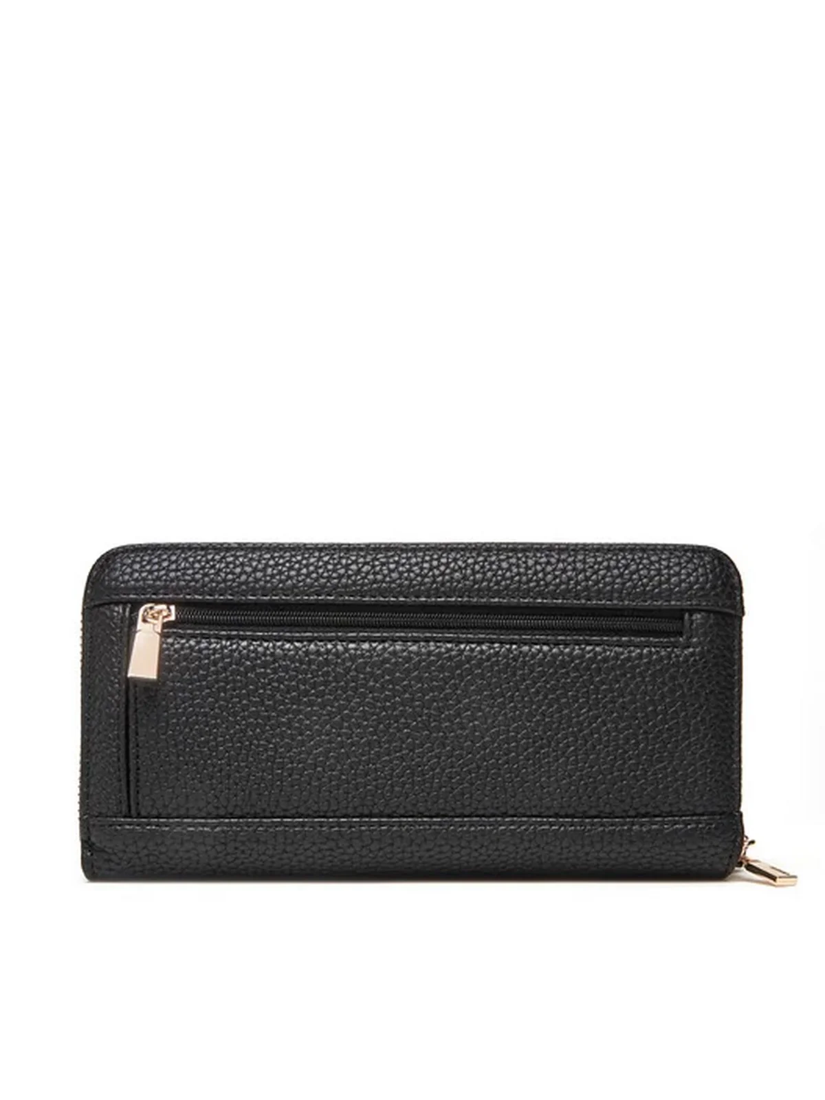 GUESS Portafoglio Donna BRENTON SLG LRG ZIP AROUND SWPG96 48146 BLA BLACK - Image 3