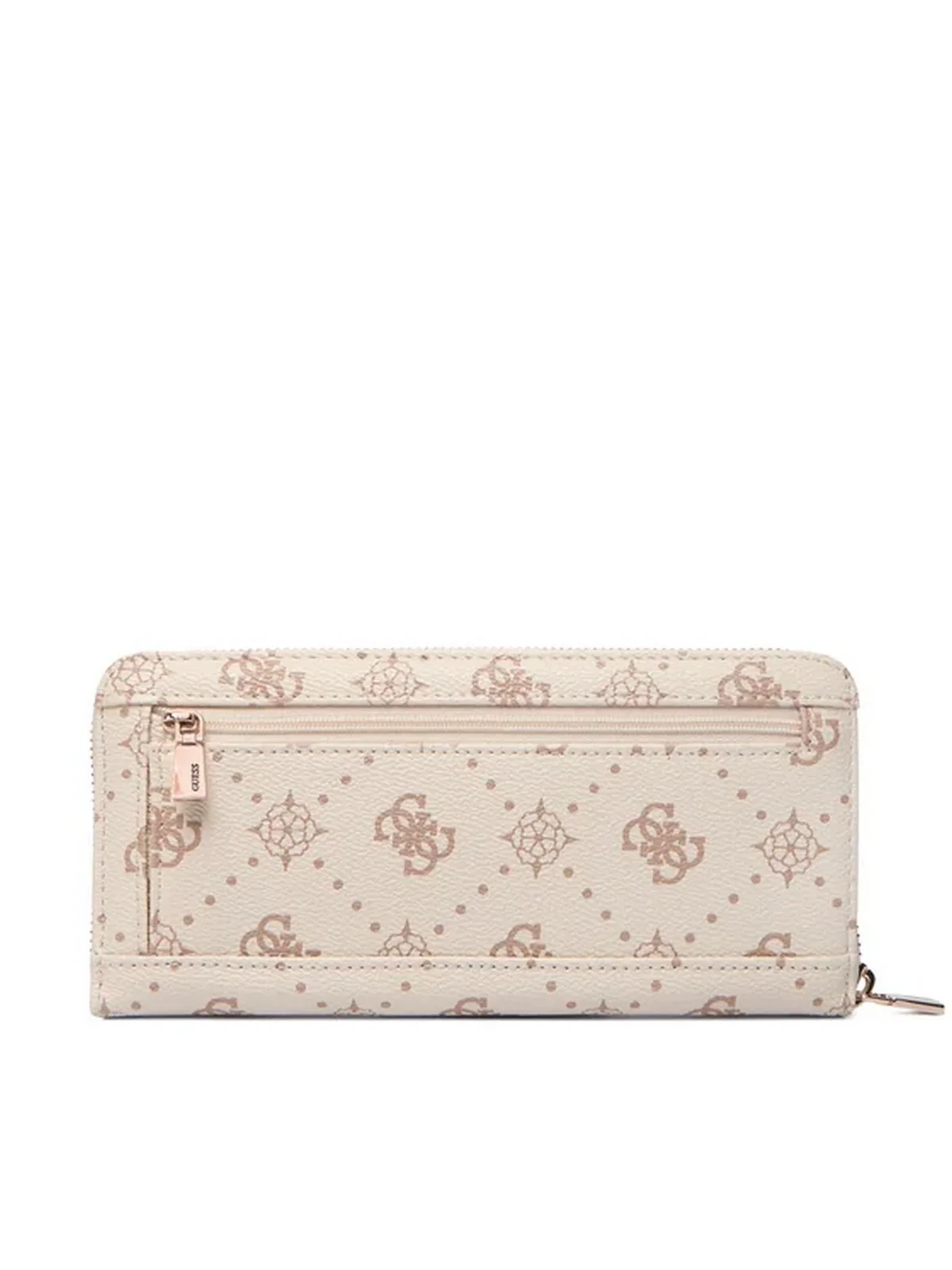 GUESS Portafoglio Donna CARRIE LOGO SLG LRG ZIP AROUND SWGP98 98146 VNO VANILLA LOGO - Image 3