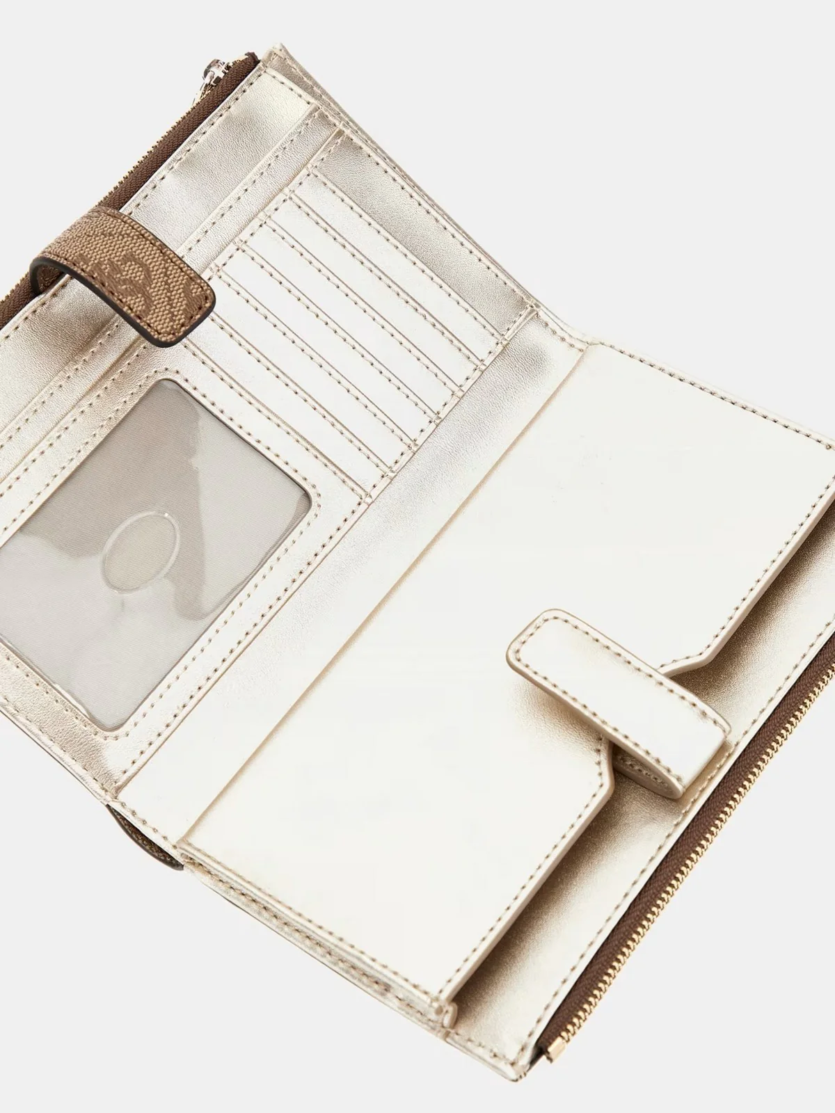 GUESS Portafoglio Donna Chai Slg Slim Clutch SWSG90 00570 LGW Marrone - Image 3