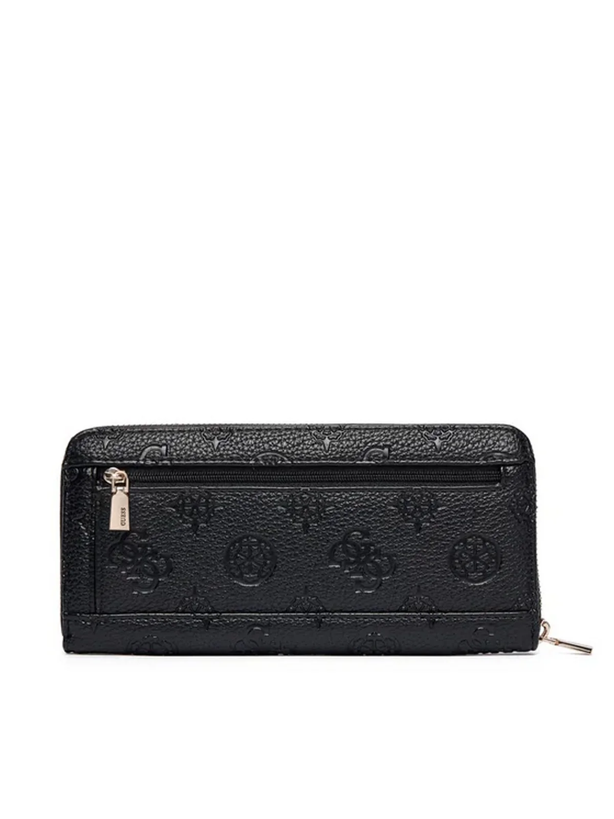 GUESS Portafoglio Donna CRESIDIA II SLG LRG ZIP AROUND SWPD98 88146 BLO BLACK LOGO - Image 2