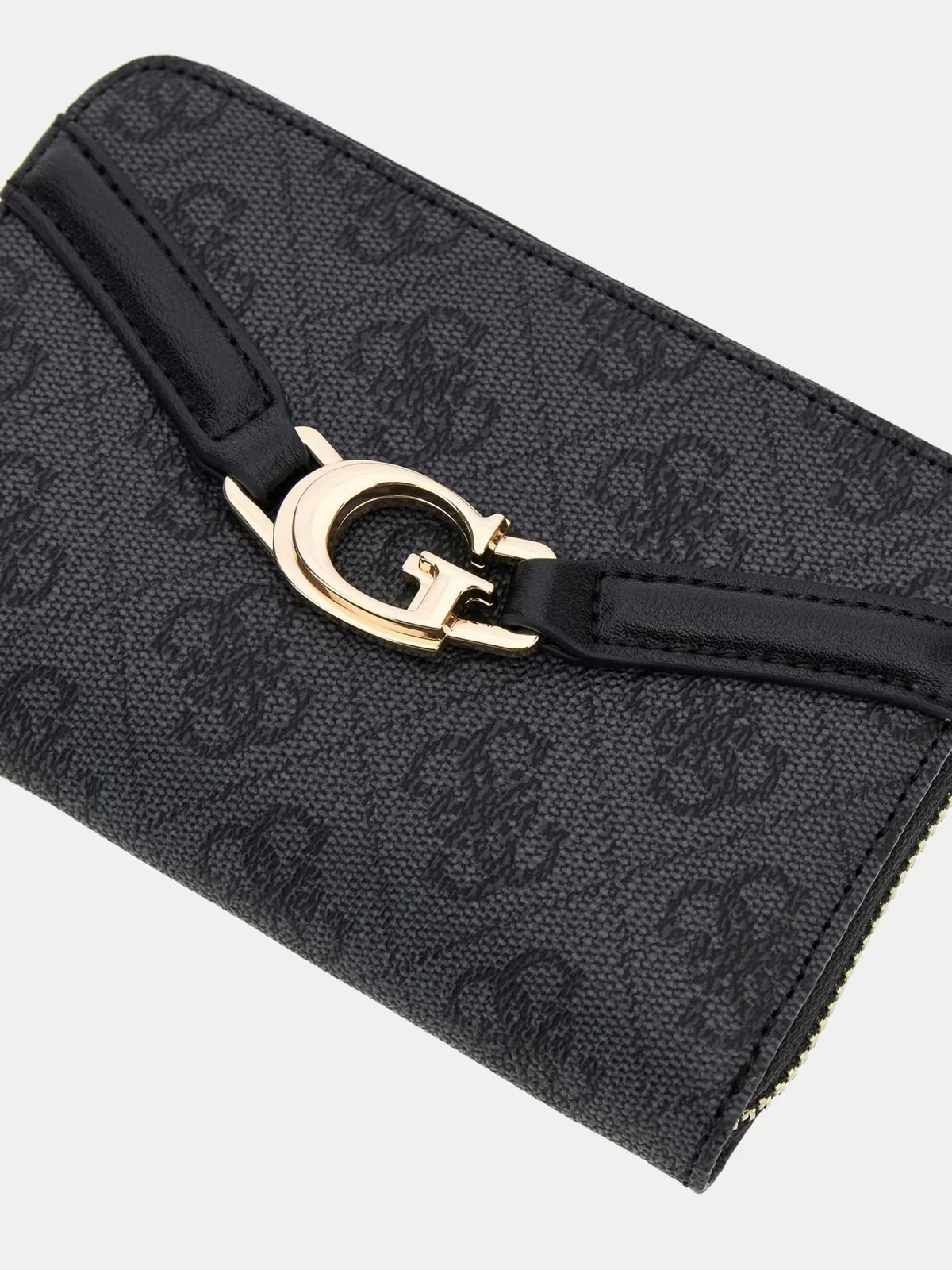 GUESS Portafoglio Donna DEA SLG MEDIUM ZIP AROUND SWSG79 93140 CLO COAL LOGO - Image 3