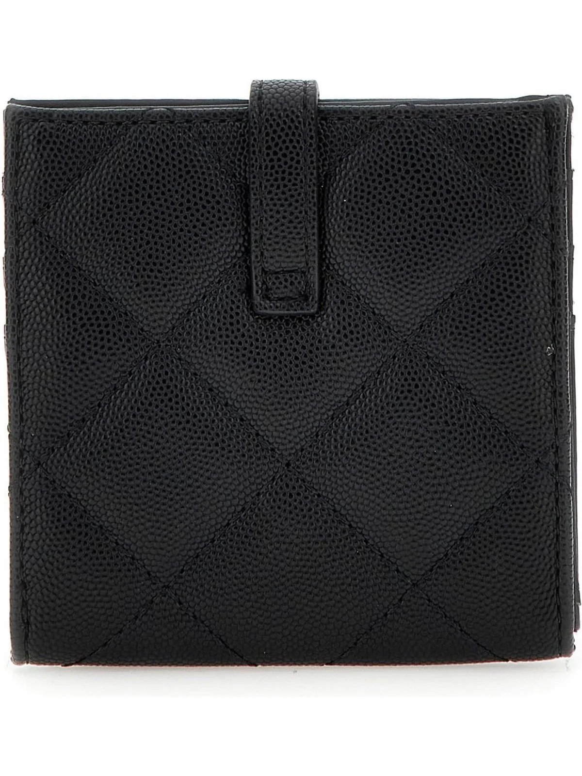 GUESS Portafoglio Donna Eco Carly Slg Small SWQG95 09152 BLA Nero - Image 2