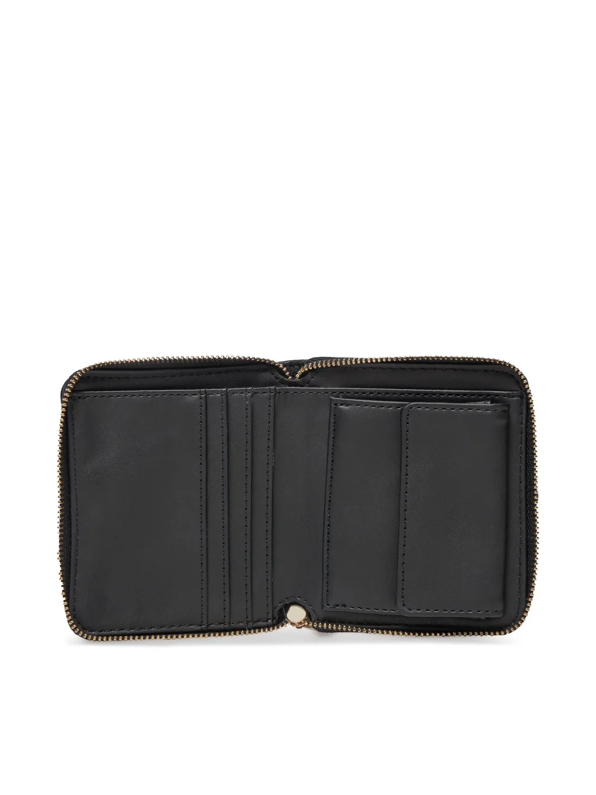 GUESS Portafoglio Donna ECO RIANEE SLG SMALL ZIP AROUD SWQG95 41137 BLA Nero - Image 3