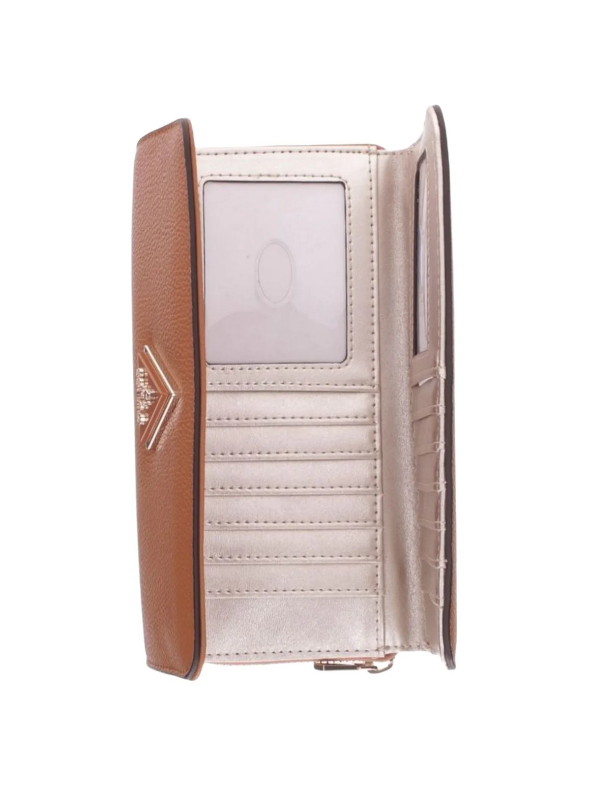 GUESS Portafoglio Donna Emiliya Slg Small Zi SWBG87 78620 COG Marrone - Image 4