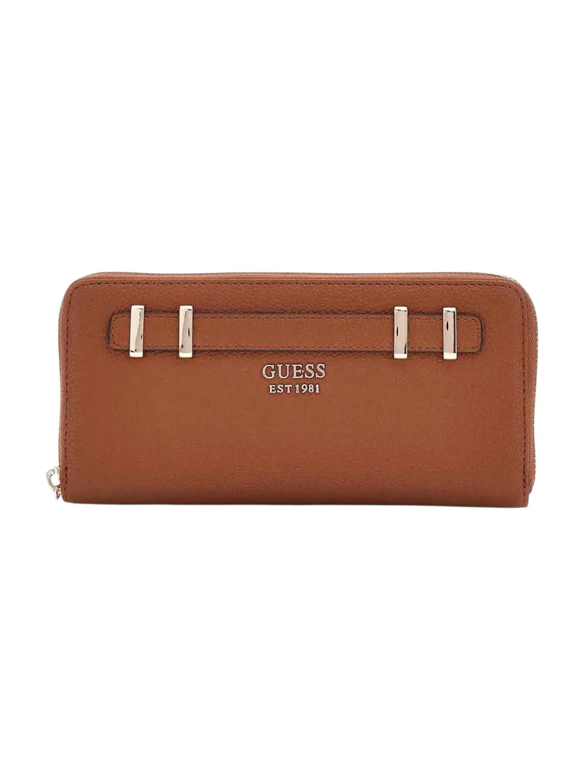 GUESS Portafoglio Donna GREGORIA SLG LARGE ZIP AROUND SWBG85 46146 COG COGNAC
