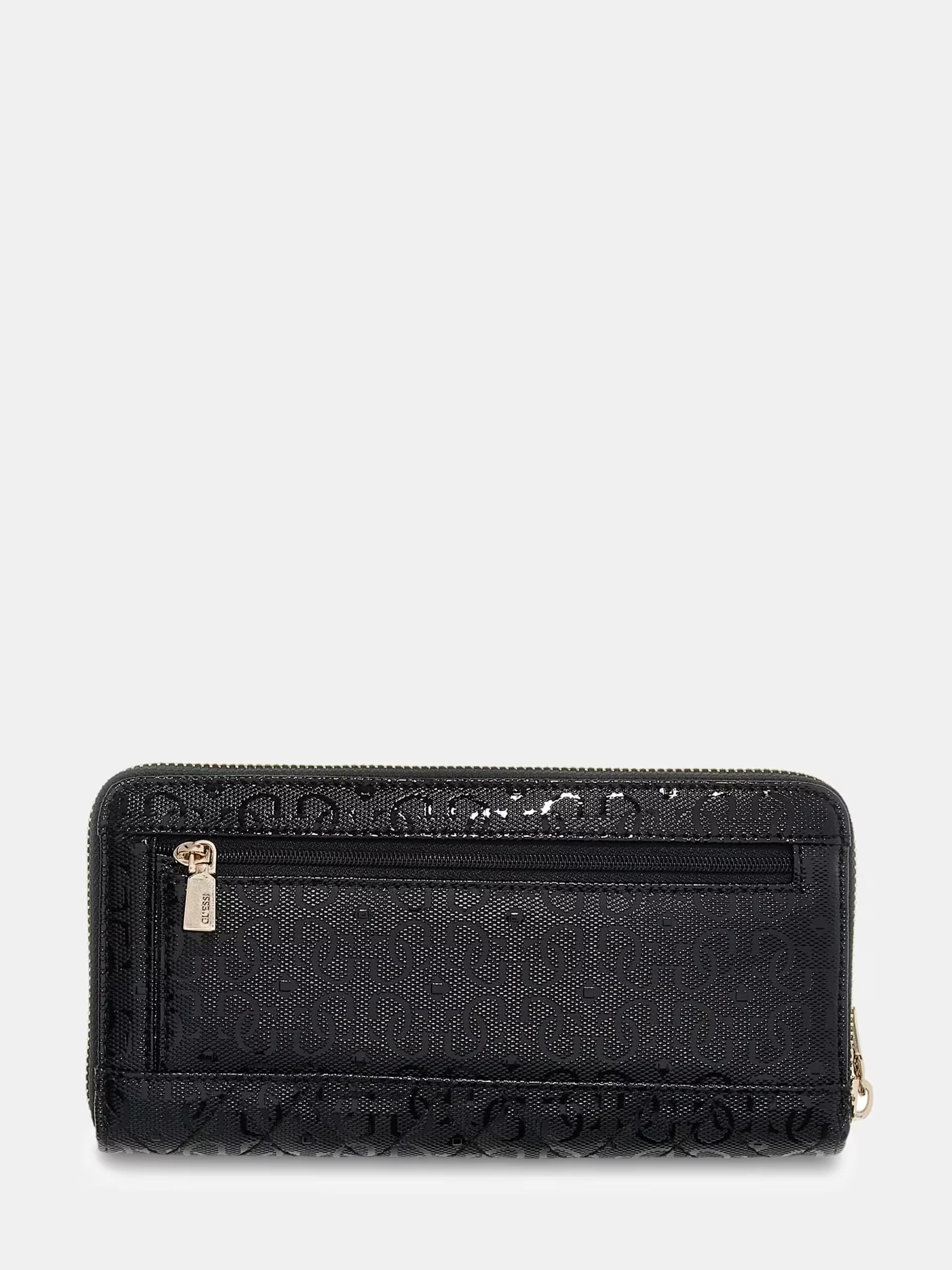 GUESS Portafoglio Donna ISEMAY SLG LARGE ZIP AROUND SWGG96 28146 BLA BLACK - Image 3