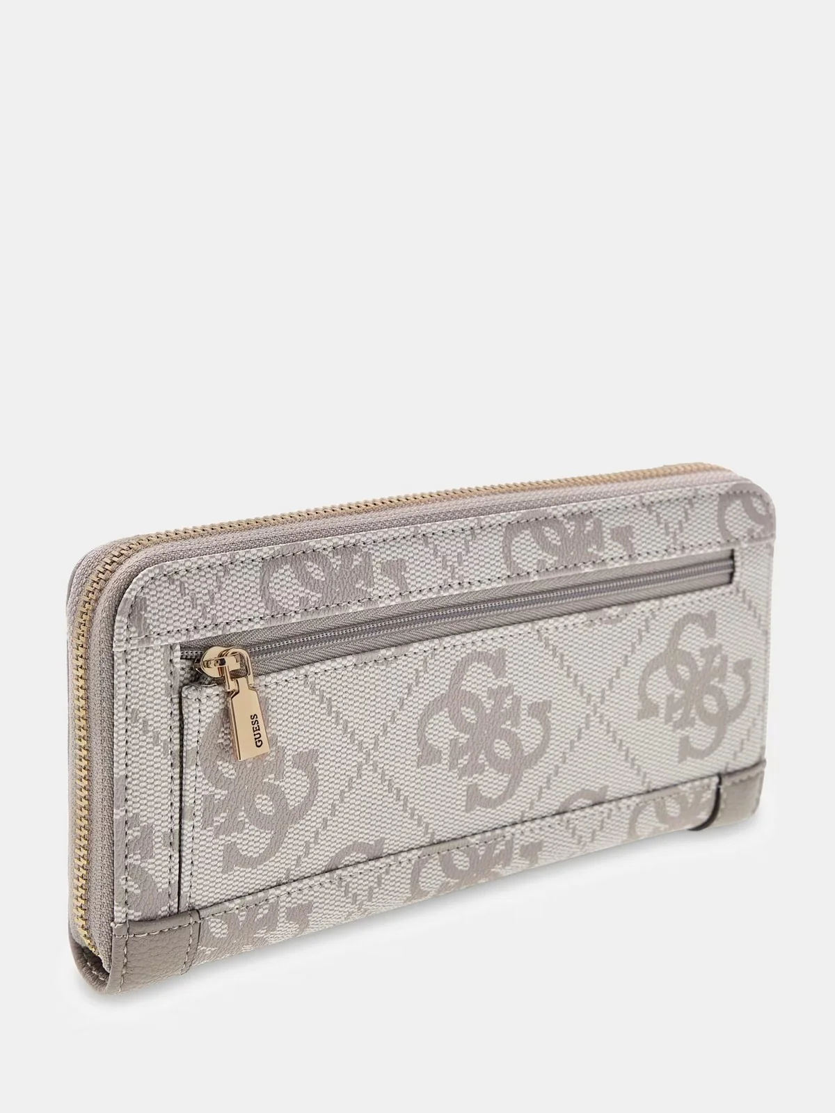 GUESS Portafoglio Donna KARNILLA LOGO SLG LRG ZIP ARND SWOS99 01146 DKO DARK TAUPE LOGO - Image 3