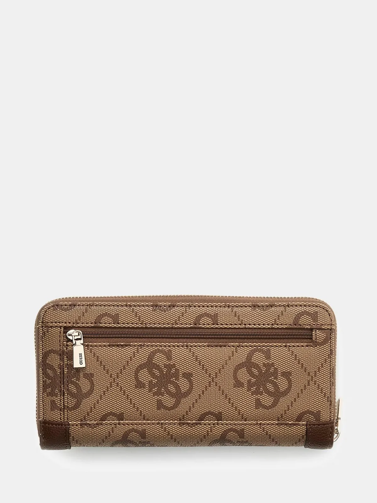 GUESS Portafoglio Donna KARNILLA LOGO SLG LRG ZIP ARND SWOS99 01146 LGW LATTE LOGO/BROWN - Image 2