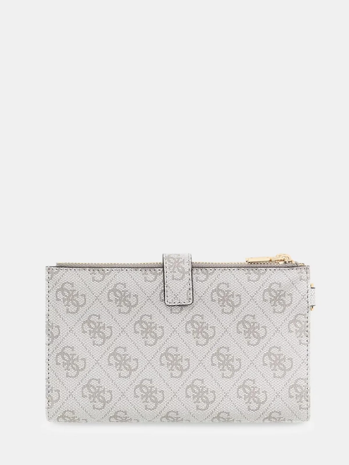 GUESS Portafoglio Donna LAUREL II SLG DBL ZIP ORGNZR SWSG74 59157 DKO DARK TAUPE LOGO - Image 4