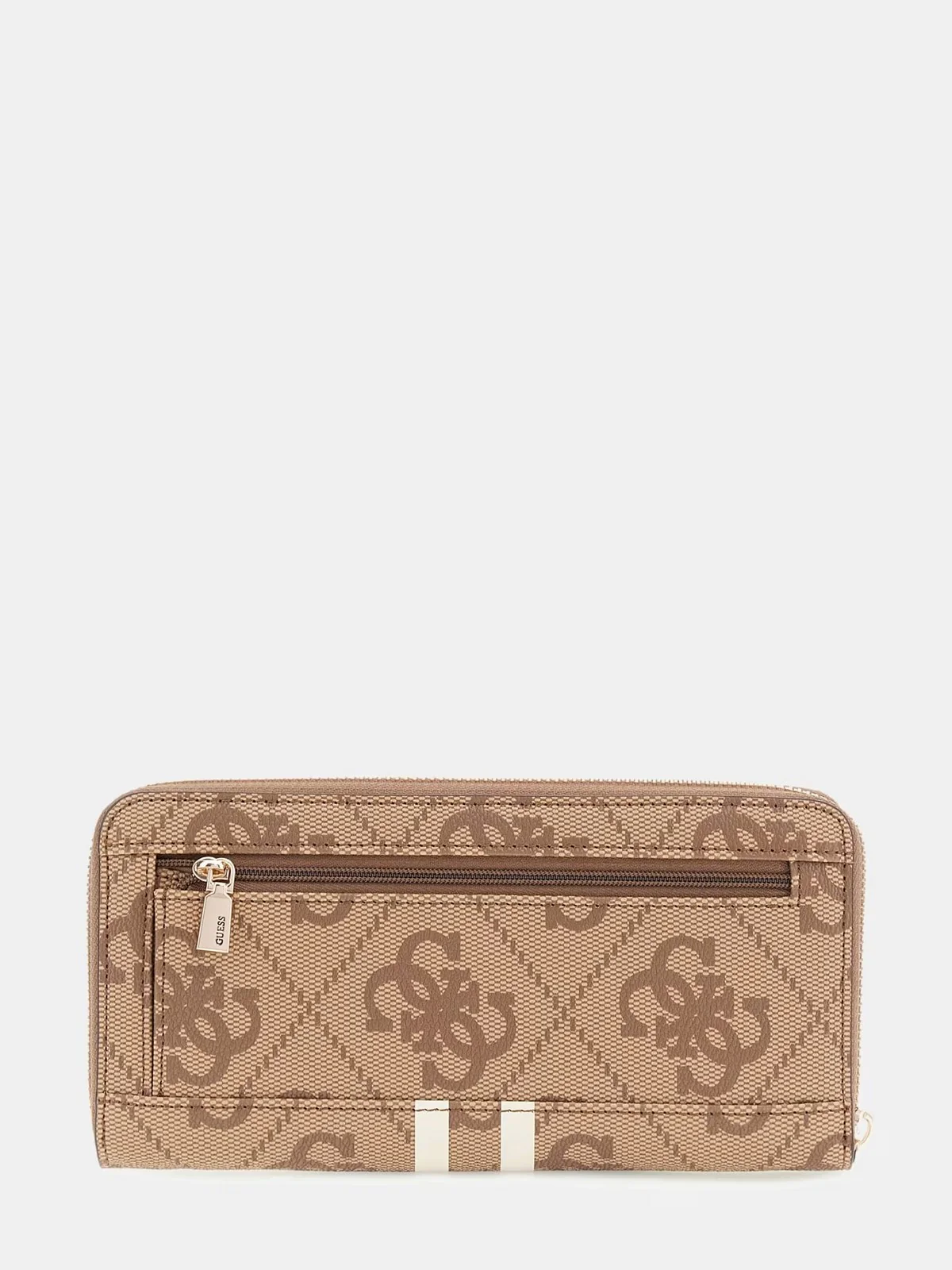 GUESS Portafoglio Donna LAUREL II SLG LARGE ZIP AROUND SWOS74 59146 LTL LATTE LOGO - Image 2