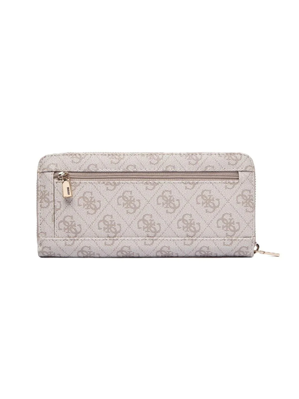 GUESS Portafoglio Donna LAUREL II SLG LARGE ZIP AROUND SWSG74 59146 DKO DARK TAUPE LOGO - Image 3