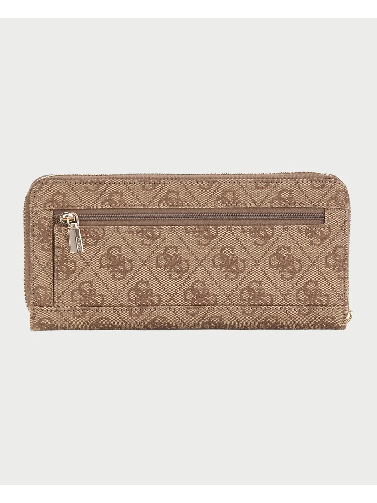GUESS Portafoglio Donna LAUREL II SLG LARGE ZIP AROUND SWSG74 59146 LTL LATTE LOGO - Image 3