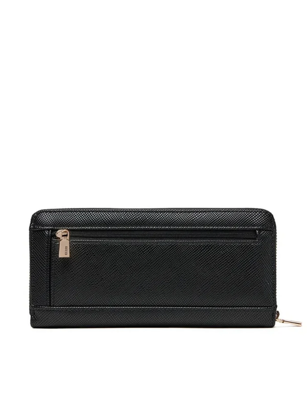 GUESS Portafoglio Donna LAUREL II SLG LARGE ZIP AROUND SWZG74 59146 BLA BLACK - Image 2