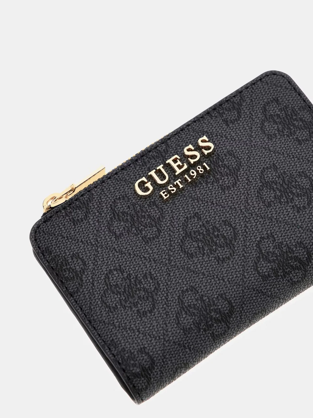 GUESS Portafoglio Donna LAUREL II SLG ZIP ARND CRD CSE SWSG74 59156 CLO COAL LOGO - Image 3