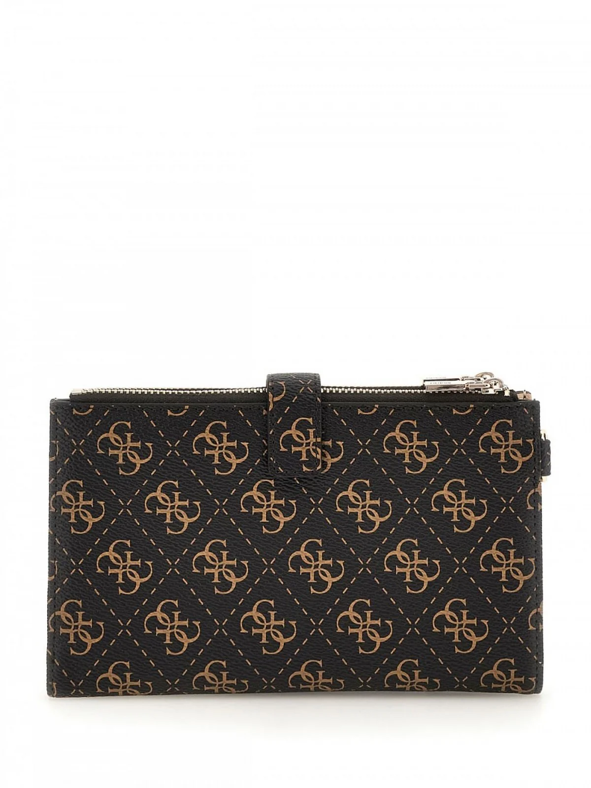 GUESS Portafoglio Donna LAUREL SLG DBL ZIP ORGANIZER SWQE85 00157 BNL Marrone - Image 2