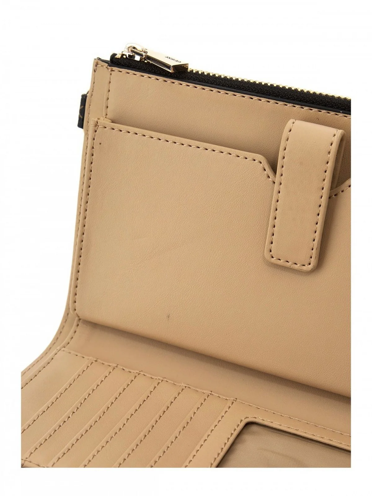 GUESS Portafoglio Donna LAUREL SLG DBL ZIP ORGANIZER SWQE85 00157 BNL Marrone - Image 3