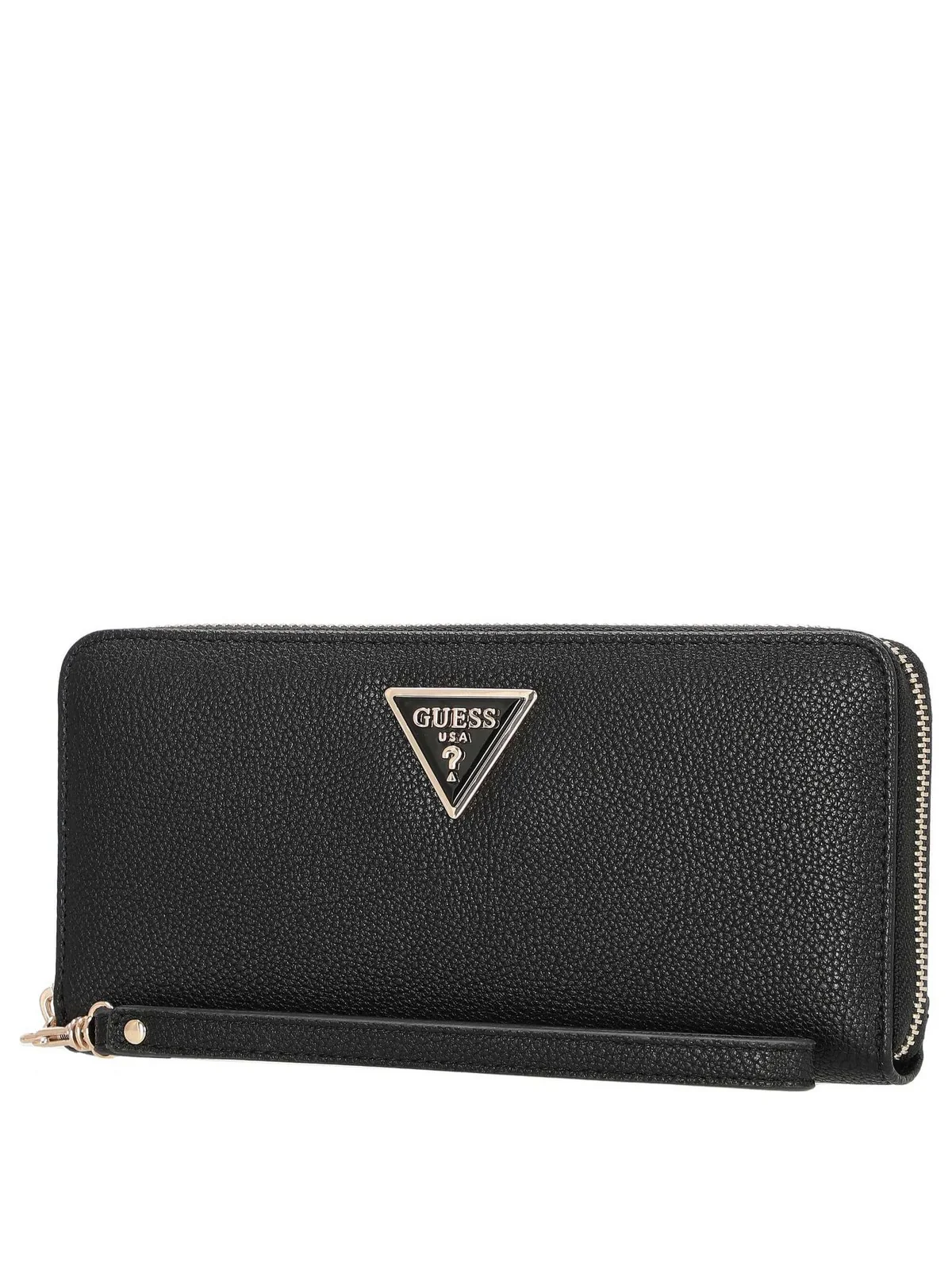 GUESS Portafoglio Donna LAUREL SLG LARGE ZIP AROUND SWBG85 00146 BLA Nero - Image 2