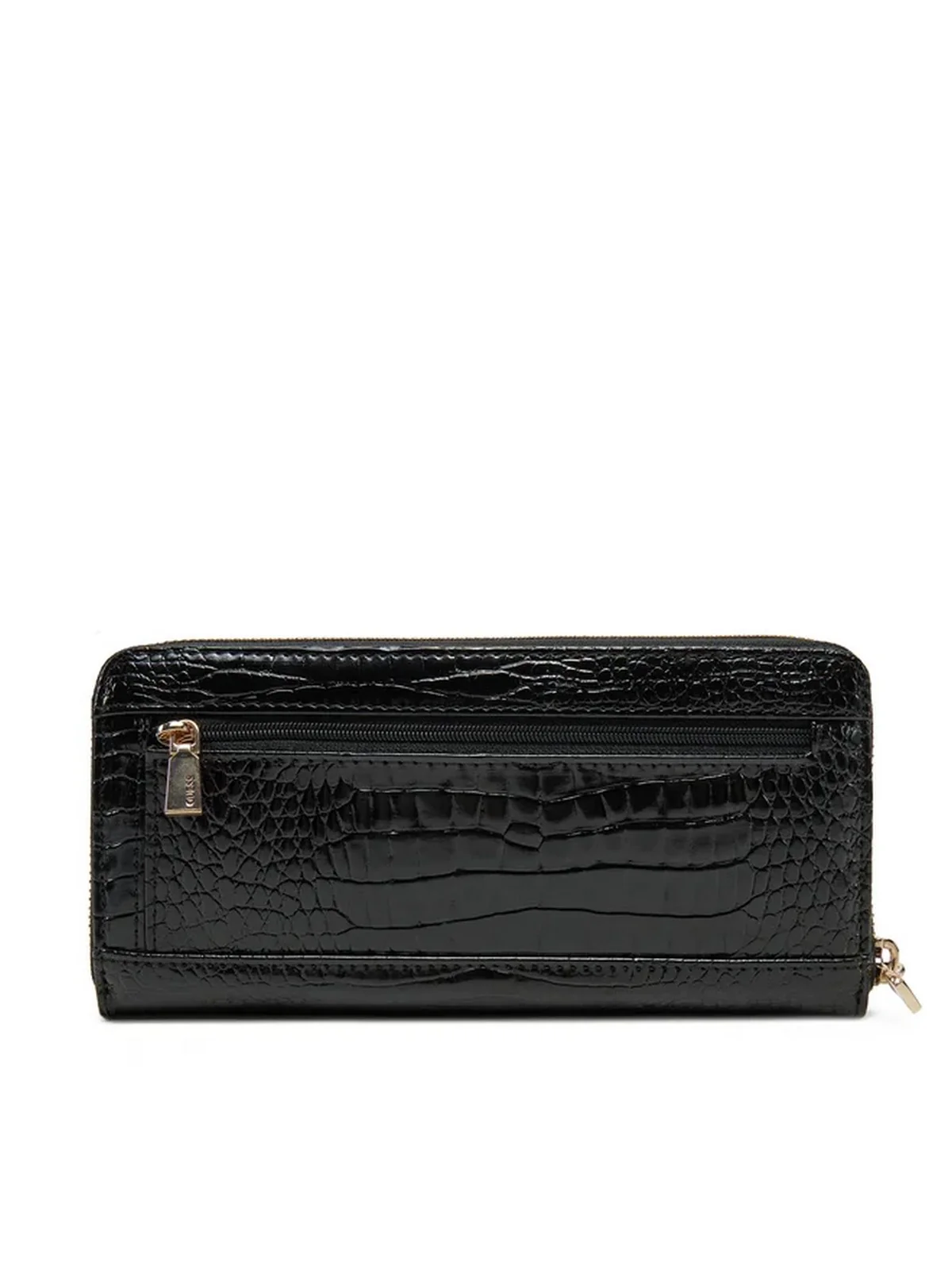 GUESS Portafoglio Donna LAUREL SLG LARGE ZIP AROUND SWCZ85 00146 BLA Nero - Image 2
