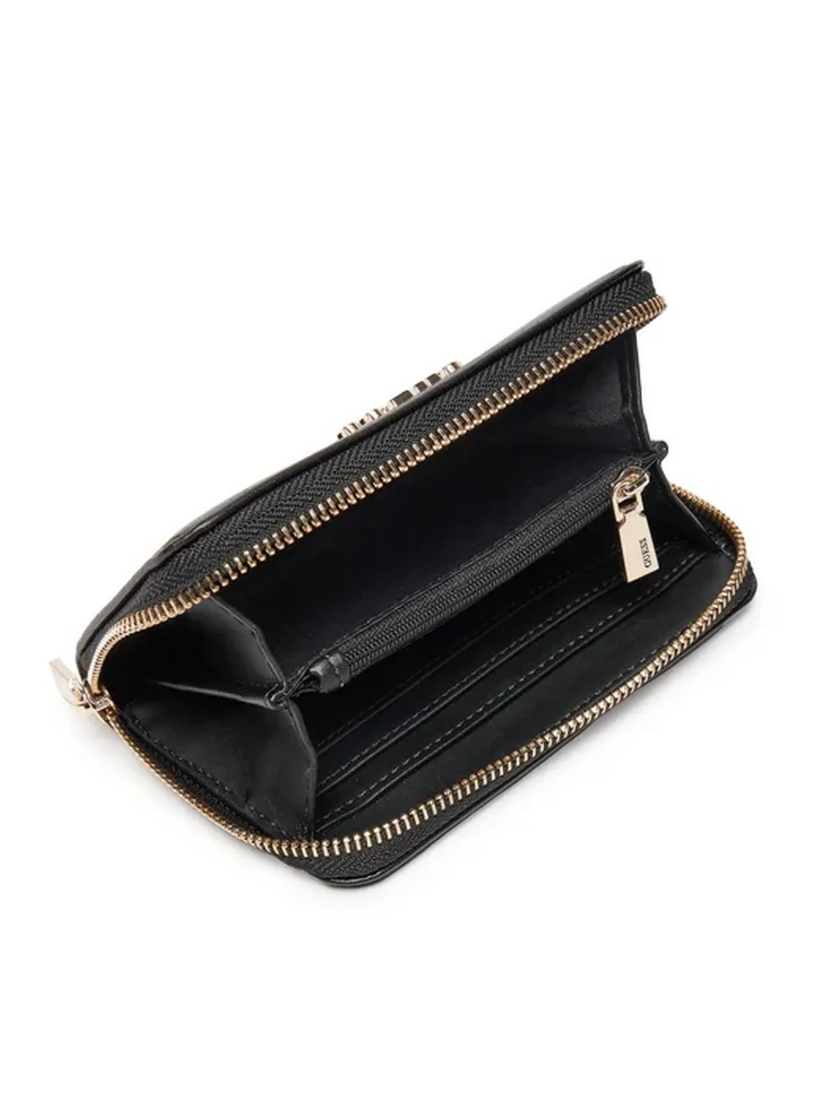 GUESS Portafoglio Donna Laurel Slg Small Zip SWVC85 00140 BLA Nero - Image 3