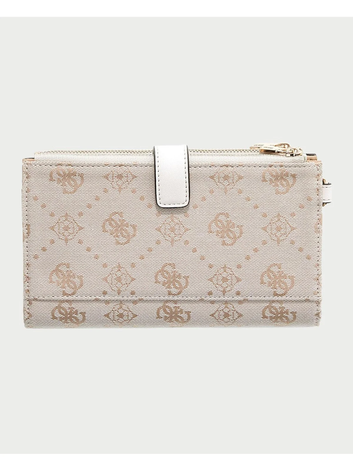 GUESS Portafoglio Donna MELINDA LOGO SLG DBL ZIP ORNZR SWJP99 02157 OFL OFF WHITE LOGO - Image 2
