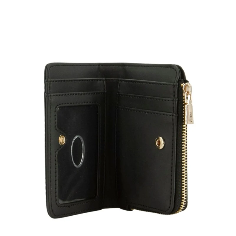 GUESS Portafoglio Donna PHOEBE SLG ZIP ARND CARD CASE SWPD96 65156 BLO BLACK LOGO - Image 2