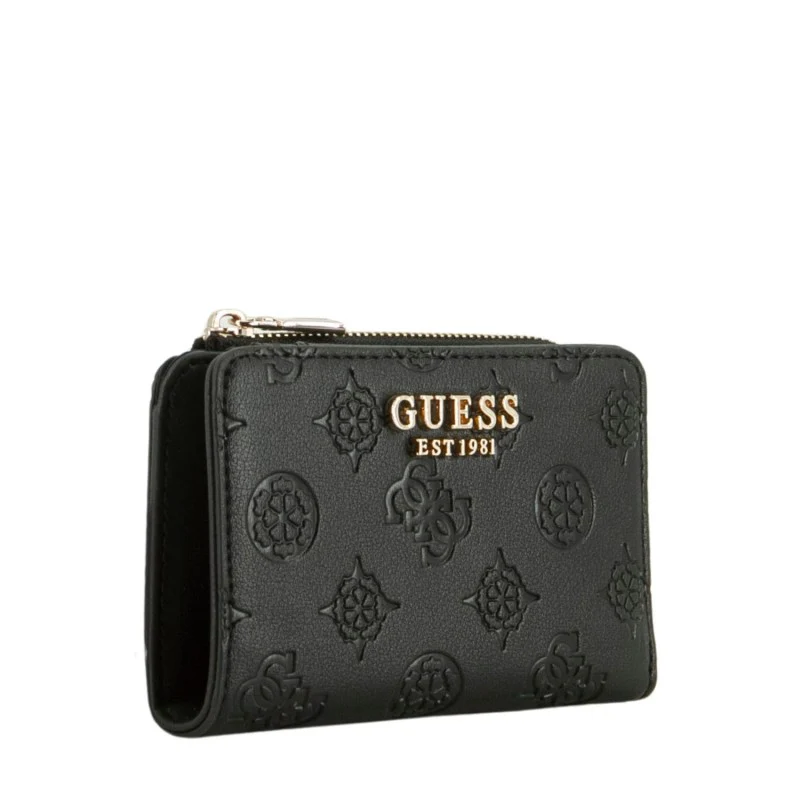 GUESS Portafoglio Donna PHOEBE SLG ZIP ARND CARD CASE SWPD96 65156 BLO BLACK LOGO - Image 3
