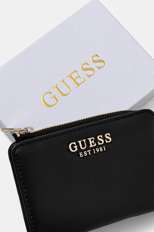 GUESS Portafoglio Donna TALENT SLG ZIP ARND CARD CASE SWNG96 69156 BLA BLACK - Image 4