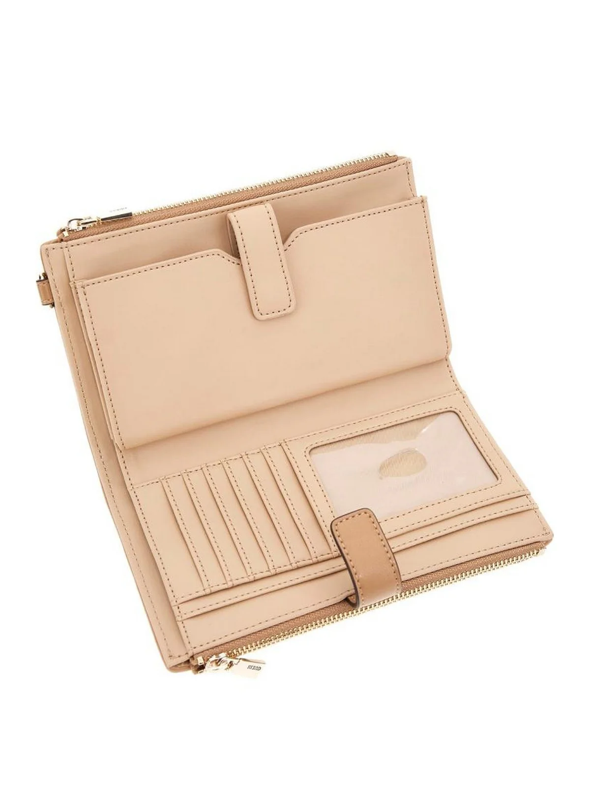 GUESS Portafoglio Donna VALLA SLG DBL ZIP ORGANIZER SWQG81 22157 BEI Beige - Image 3