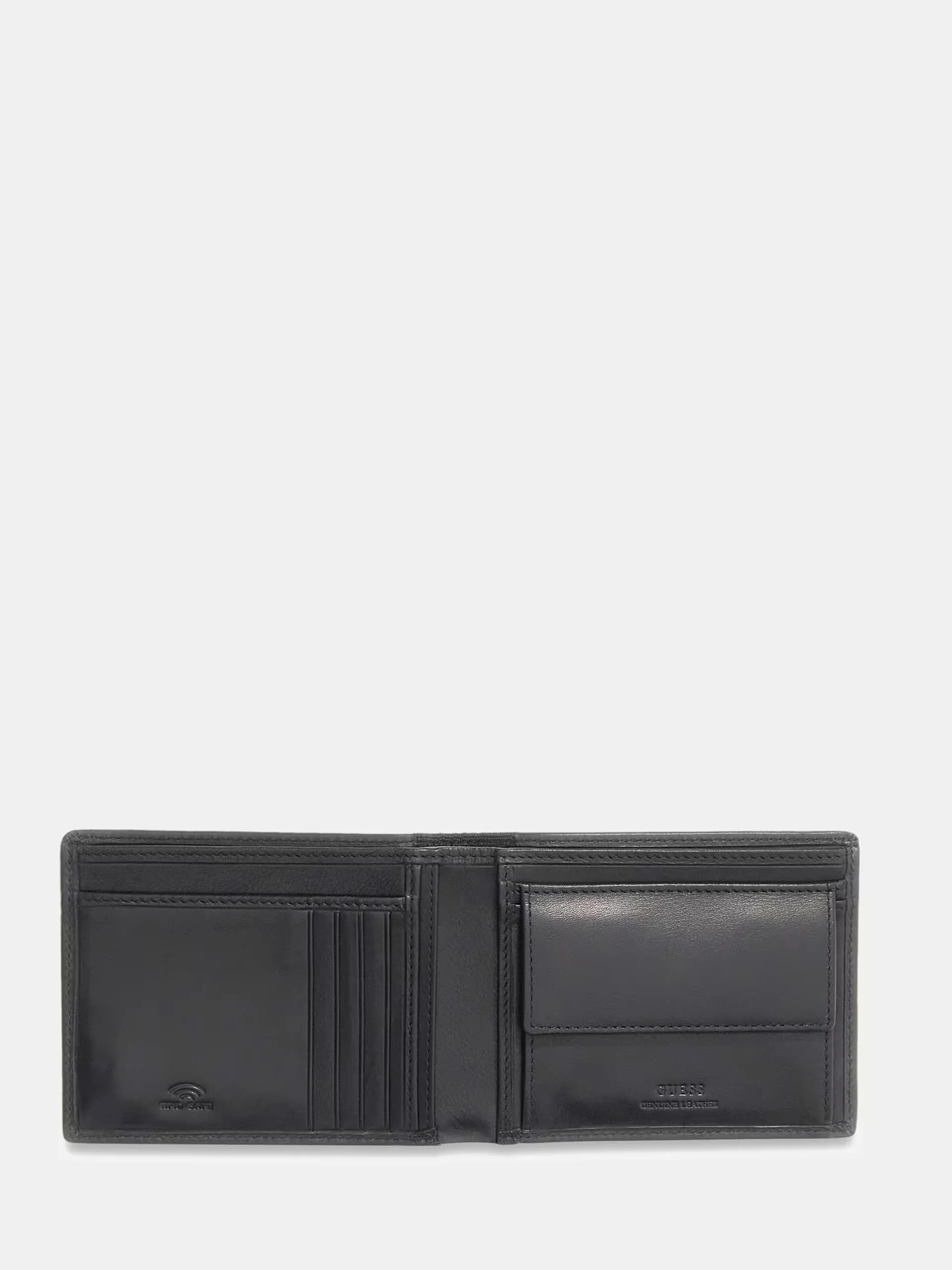 GUESS Portafoglio Uomo BERNA BIFOLD M SMBEHN LEA20 BLA BLACK - Image 2