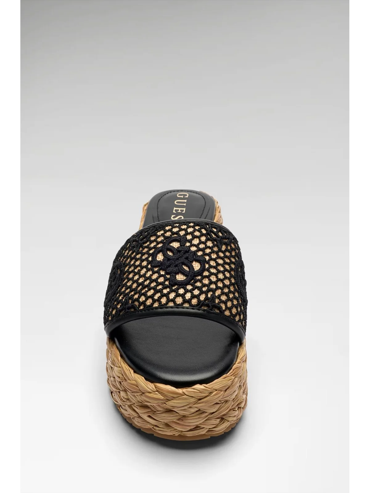 GUESS Sandalo Donna BINATA FLJBIA FAL04 BLKNA BLACK NATURAL - Image 3