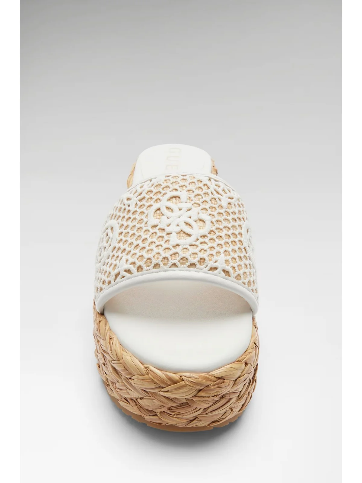 GUESS Sandalo Donna BINATA FLJBIA FAL04 WHINA WHITE NATURAL - Image 4