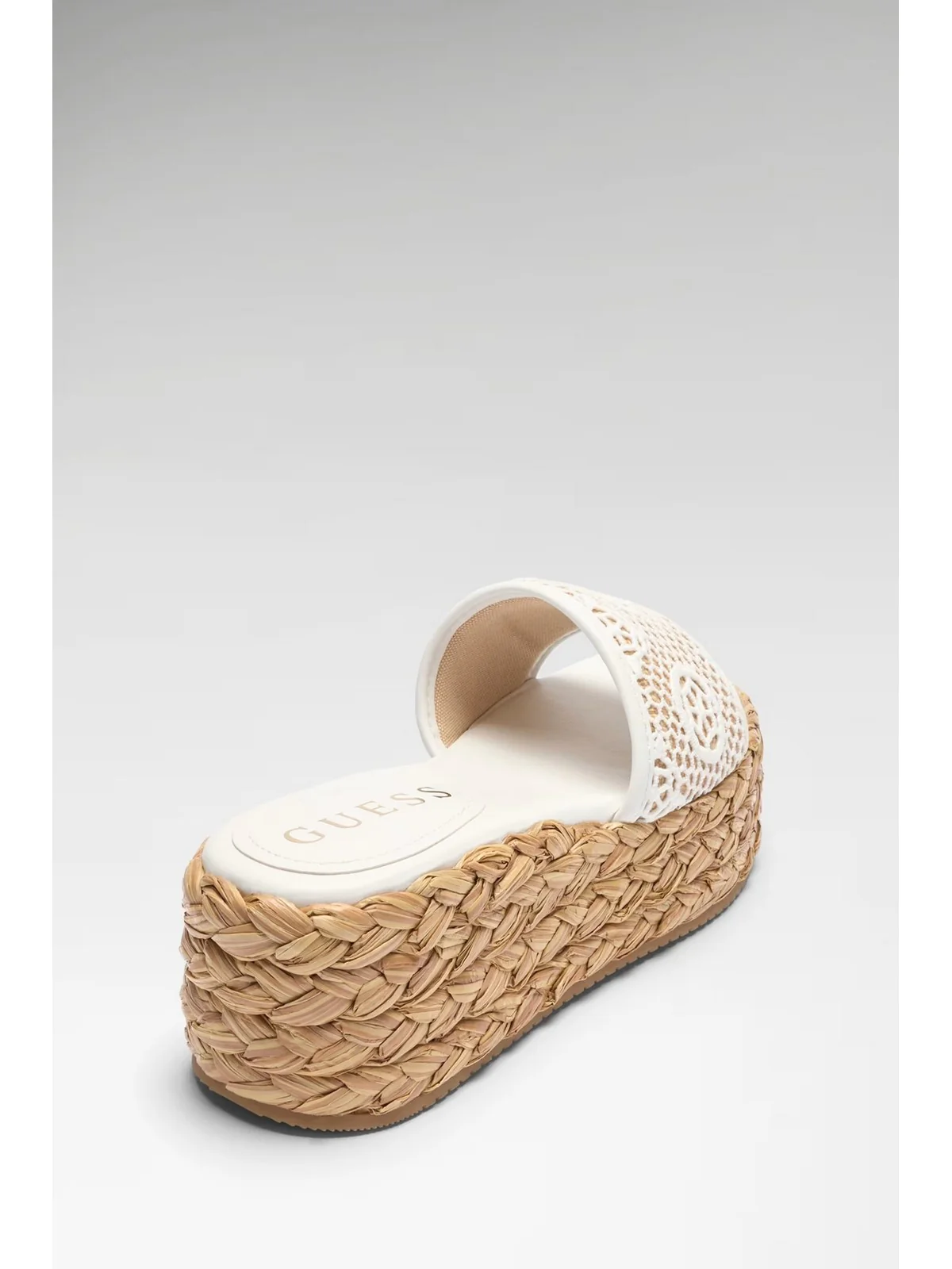 GUESS Sandalo Donna BINATA FLJBIA FAL04 WHINA WHITE NATURAL - Image 5