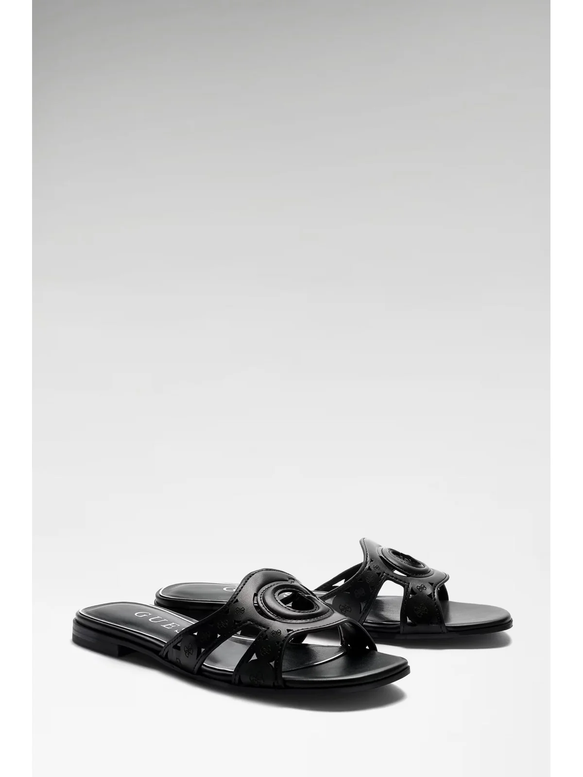 GUESS Sandalo Donna CIESTA2 FLJCS2 LEA03 BLACK BLACK - Image 2