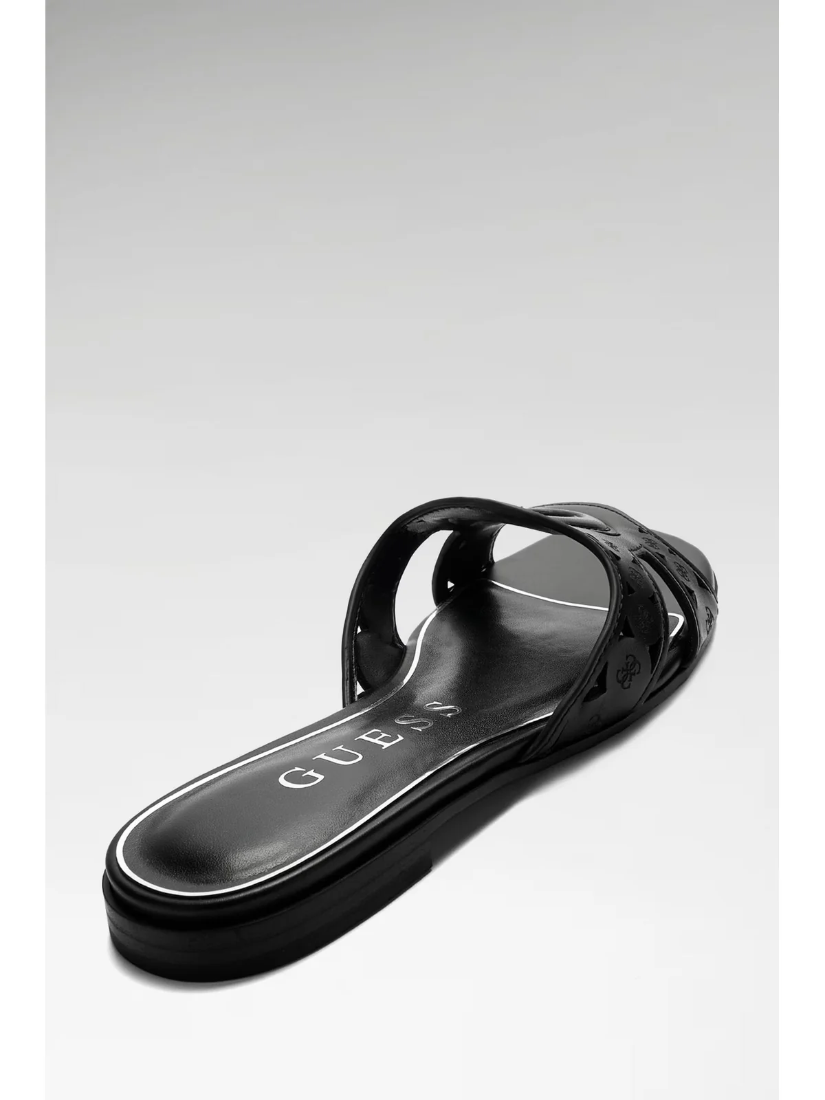 GUESS Sandalo Donna CIESTA2 FLJCS2 LEA03 BLACK BLACK - Image 4